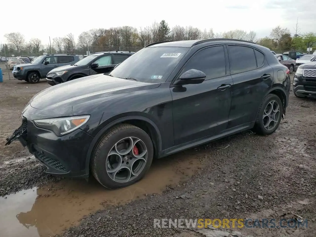 1 Photograph of a damaged car ZASPAKANXN7D28100 ALFA ROMEO STELVIO 2022