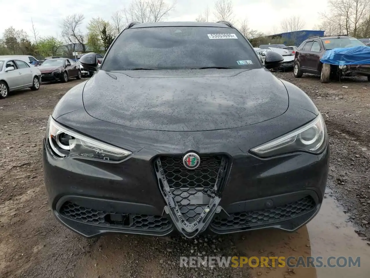 5 Photograph of a damaged car ZASPAKANXN7D28100 ALFA ROMEO STELVIO 2022