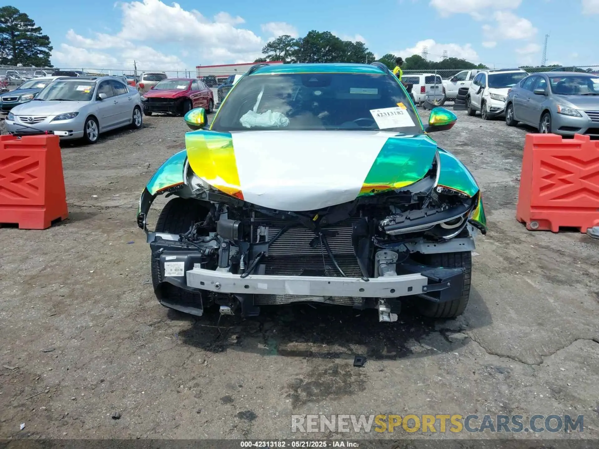 6 Photograph of a damaged car ZASPAKANXN7D41462 ALFA ROMEO STELVIO 2022