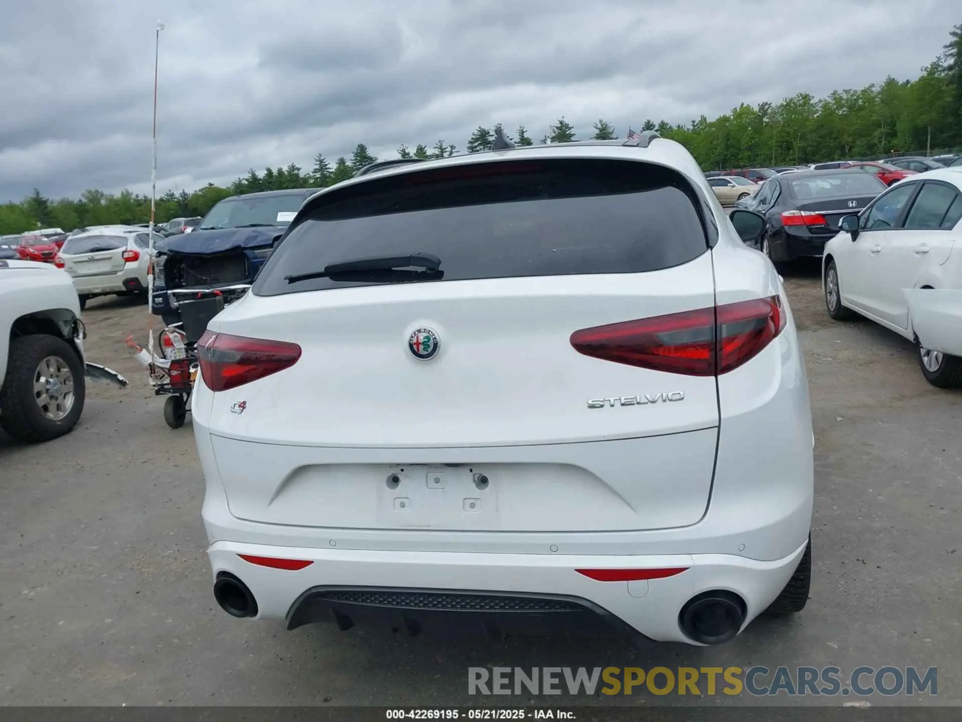 16 Photograph of a damaged car ZASPAKBN0N7D25379 ALFA ROMEO STELVIO 2022