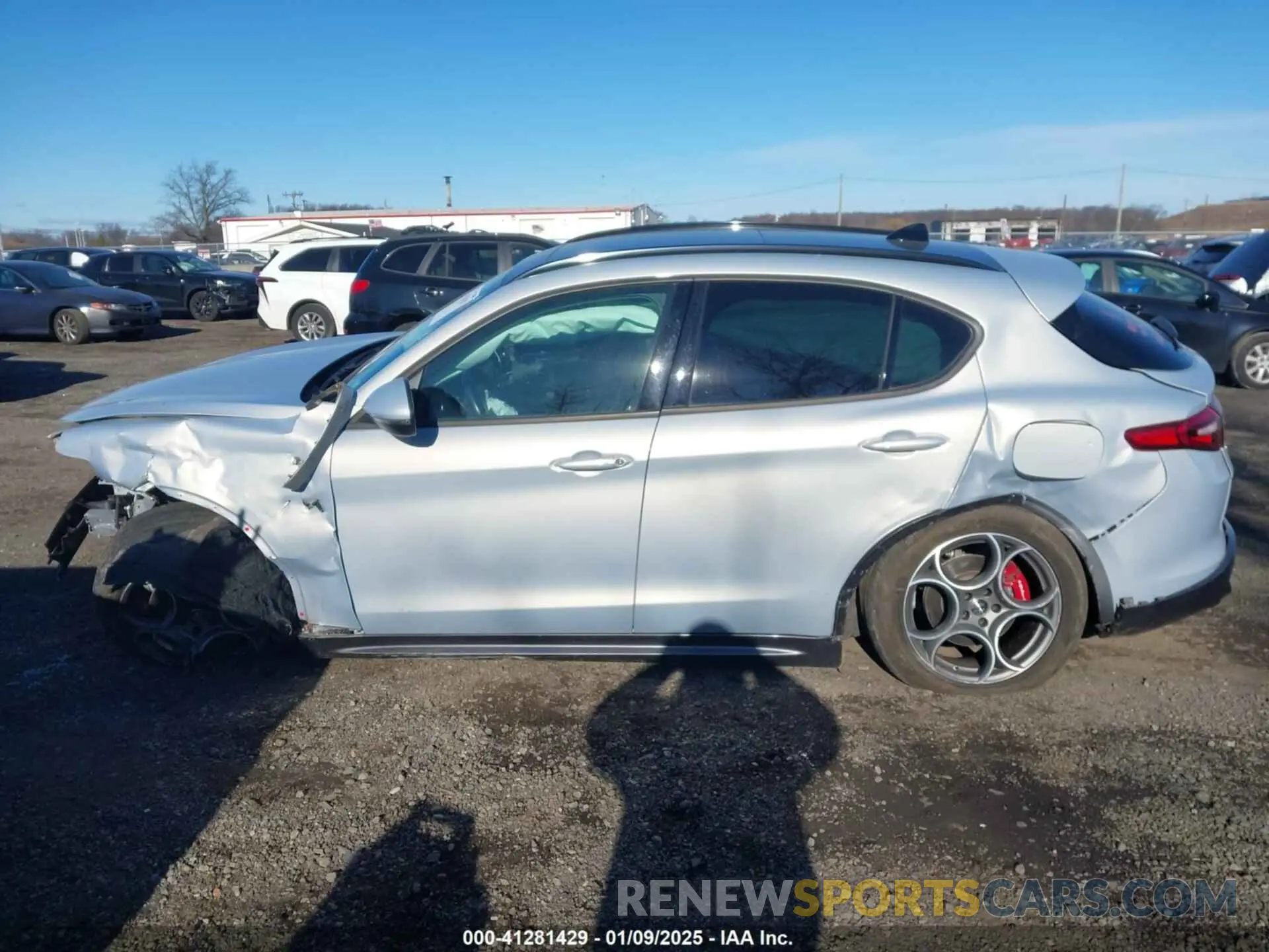 15 Photograph of a damaged car ZASPAKBN0N7D32302 ALFA ROMEO STELVIO 2022