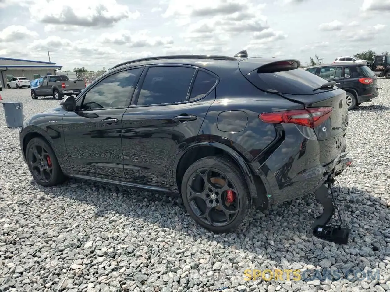 2 Photograph of a damaged car ZASPAKBN2N7D24671 ALFA ROMEO STELVIO 2022