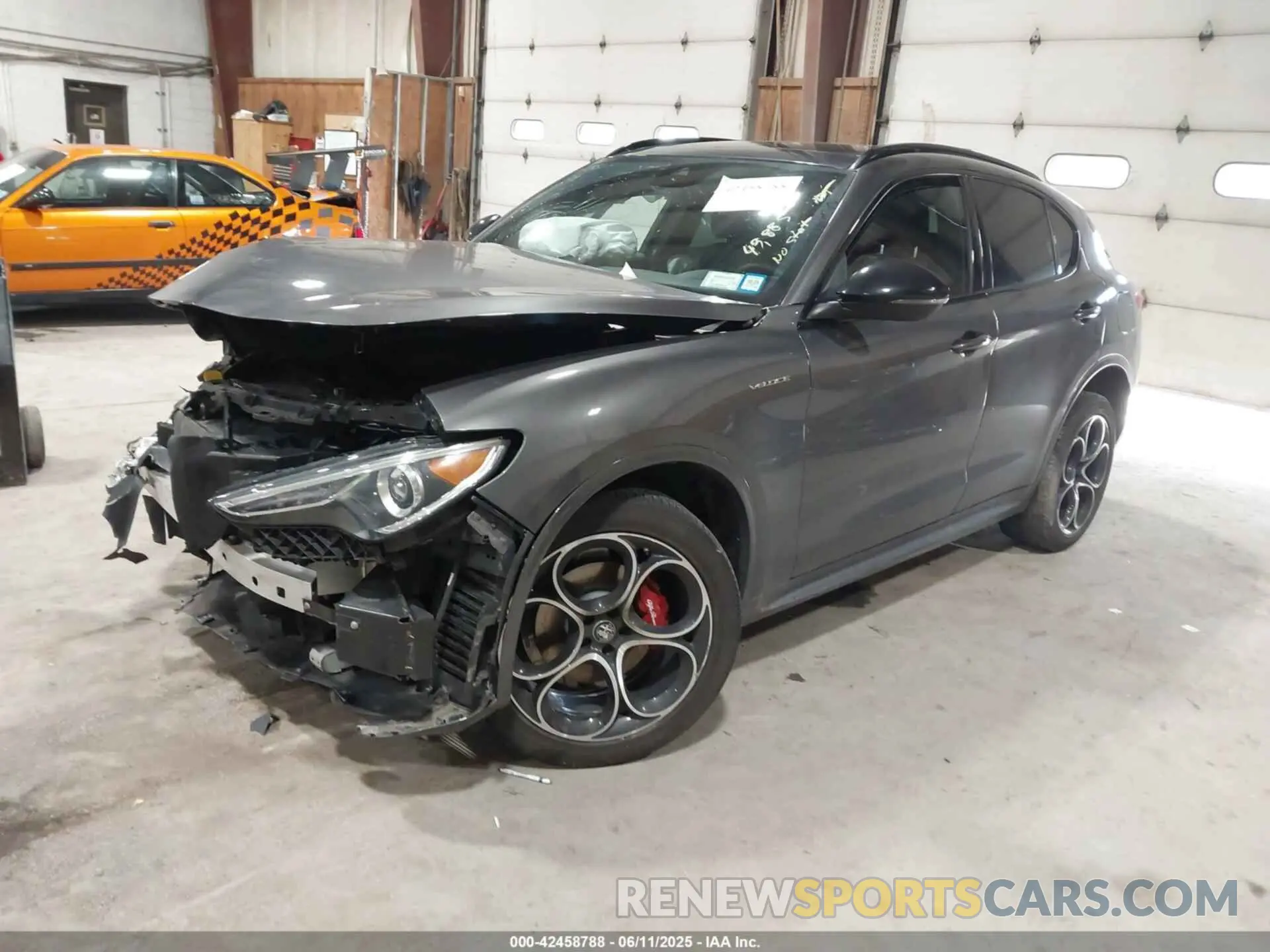 2 Photograph of a damaged car ZASPAKBN2N7D37873 ALFA ROMEO STELVIO 2022