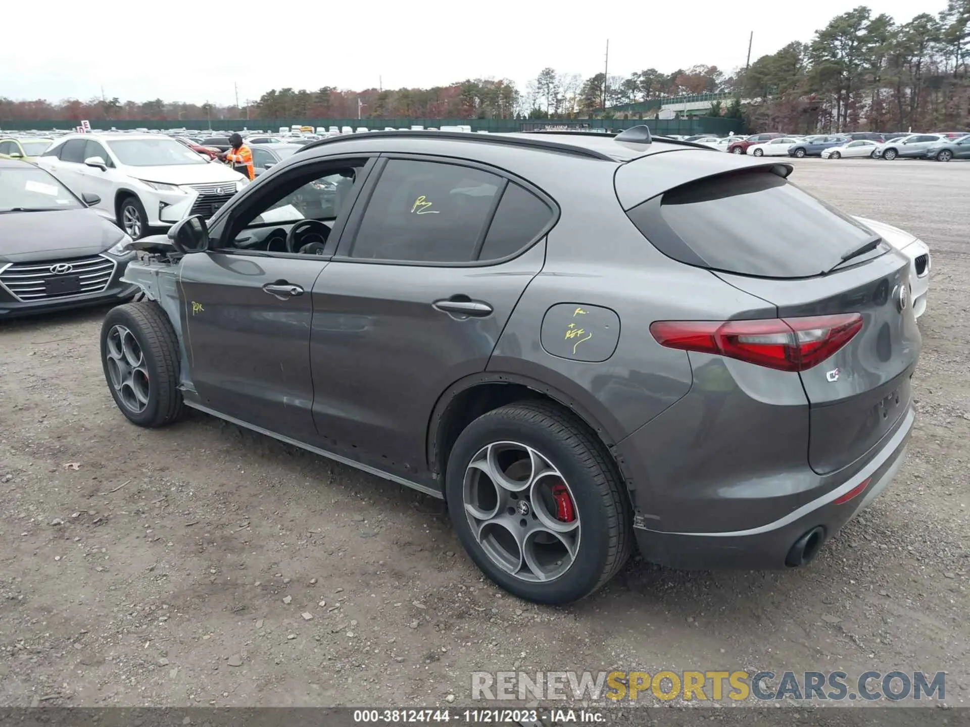 3 Photograph of a damaged car ZASPAKBN9N7D44867 ALFA ROMEO STELVIO 2022