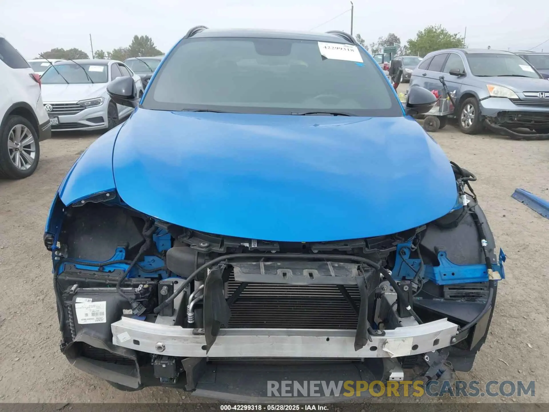 13 Photograph of a damaged car ZASPAKBNXN7D48765 ALFA ROMEO STELVIO 2022