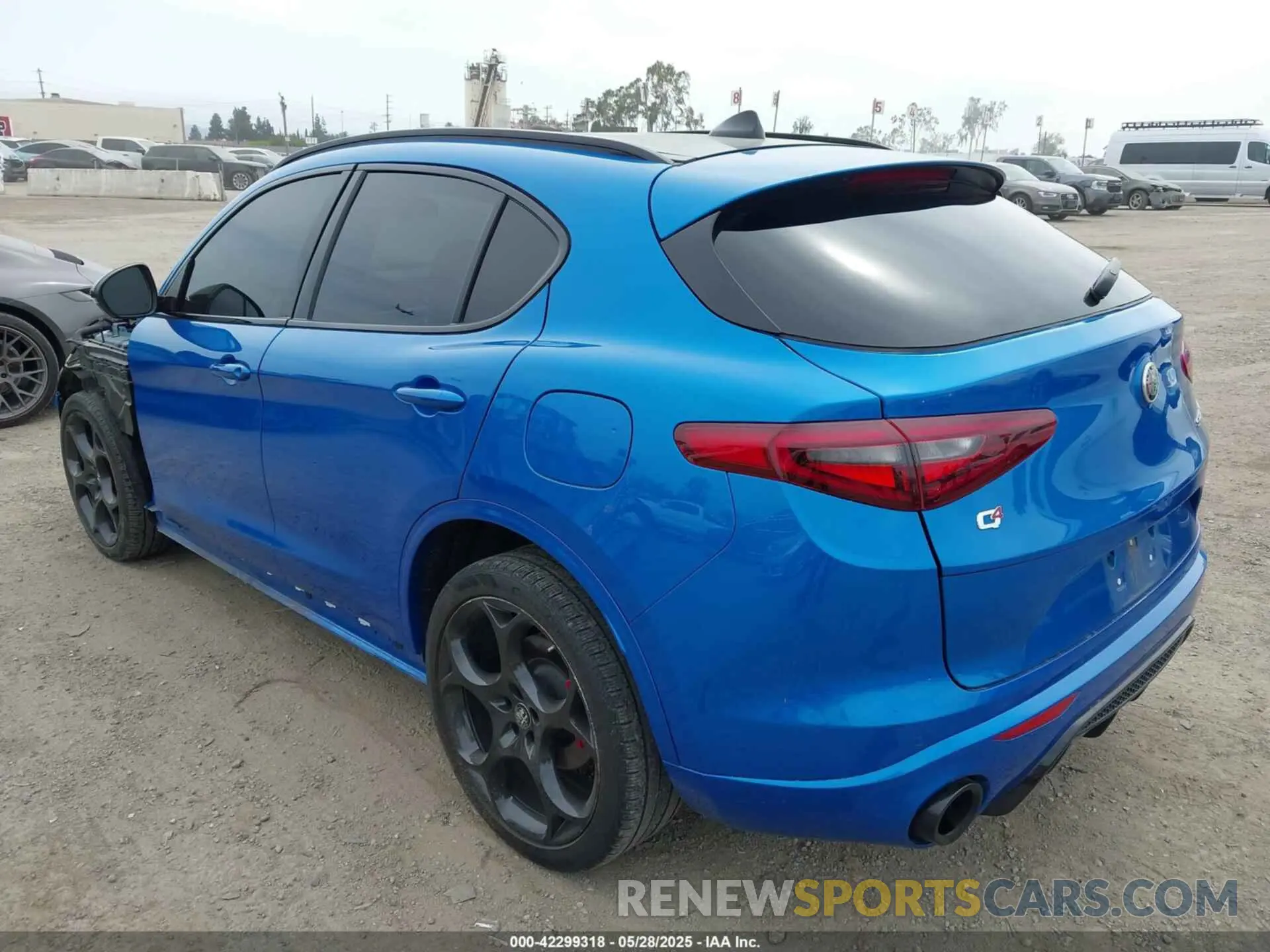 3 Photograph of a damaged car ZASPAKBNXN7D48765 ALFA ROMEO STELVIO 2022