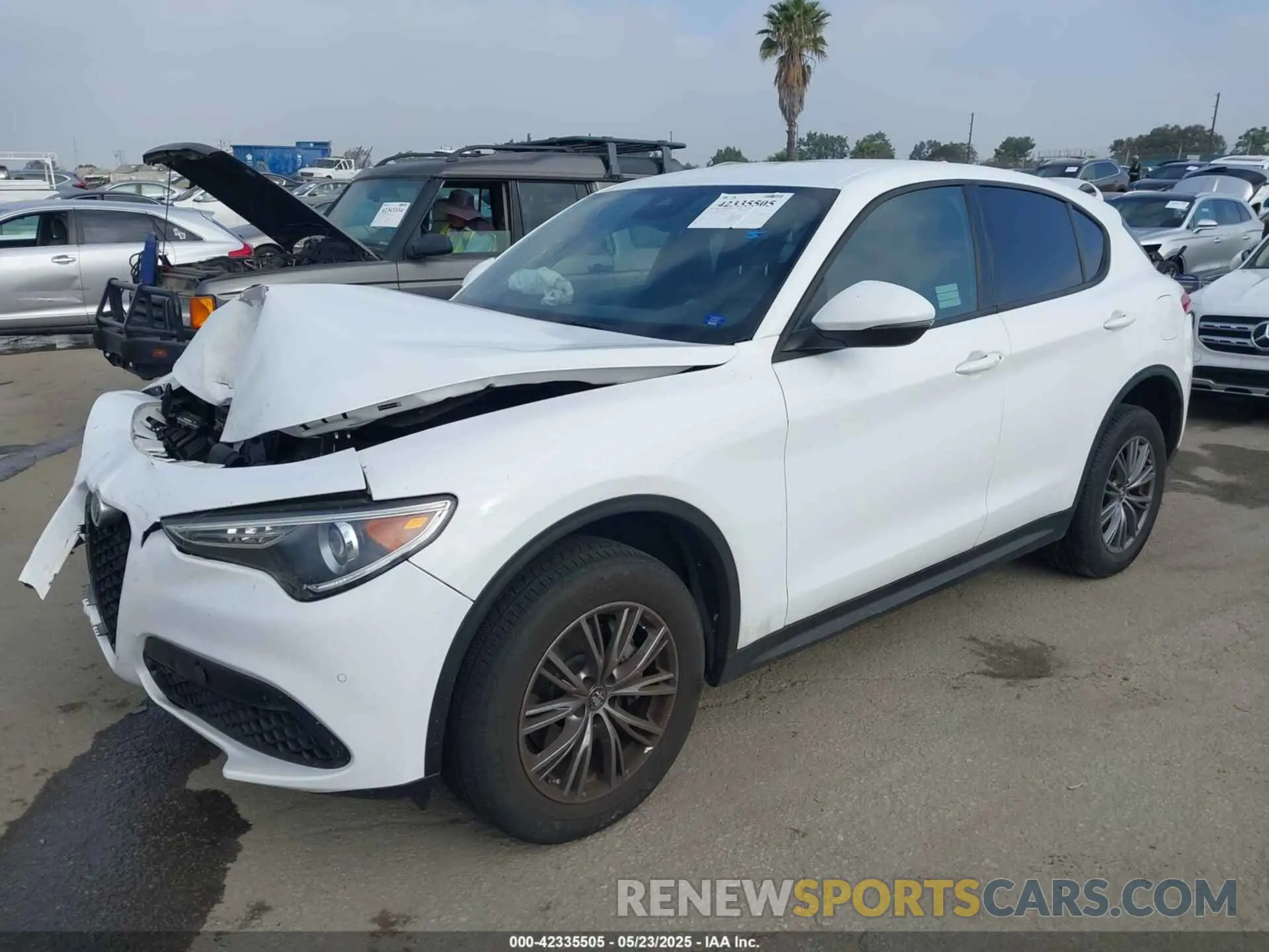 2 Photograph of a damaged car ZASPAJAN1P7D53724 ALFA ROMEO STELVIO 2023