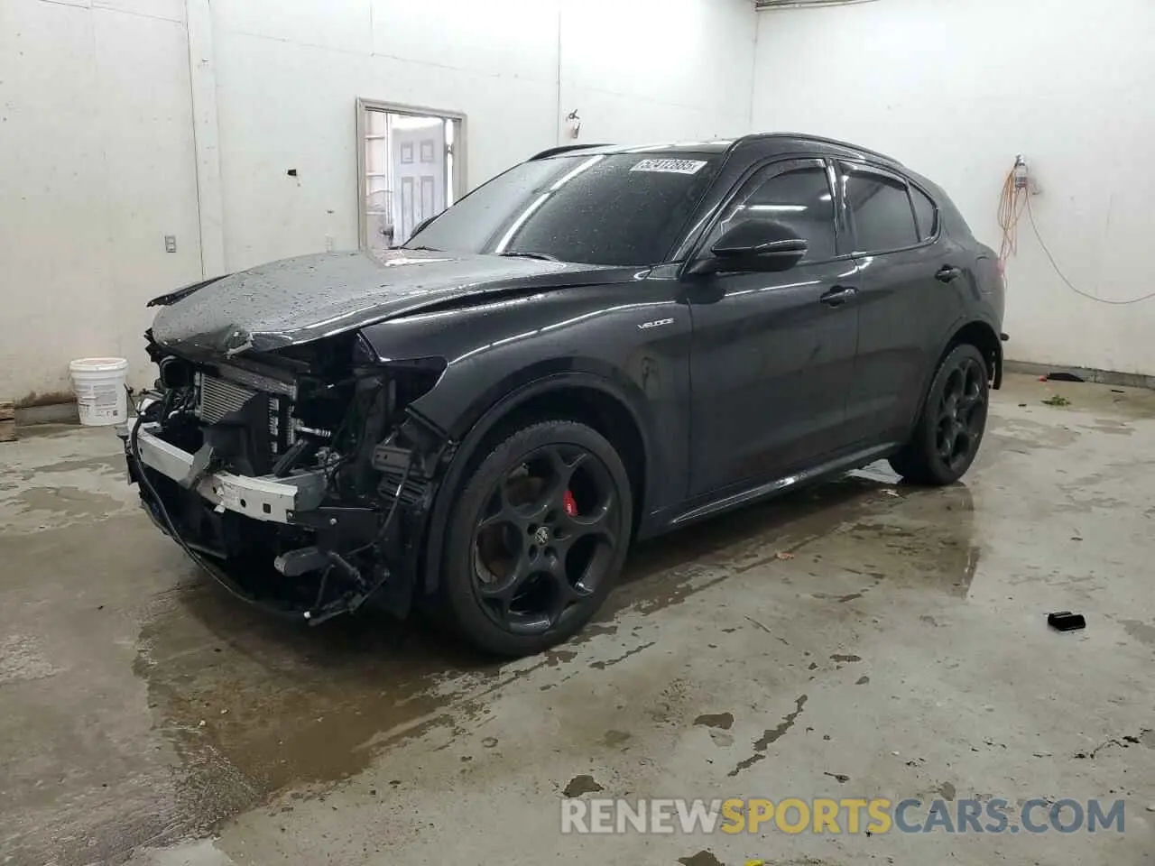 1 Photograph of a damaged car ZASPAKBN0P7D57834 ALFA ROMEO STELVIO 2023