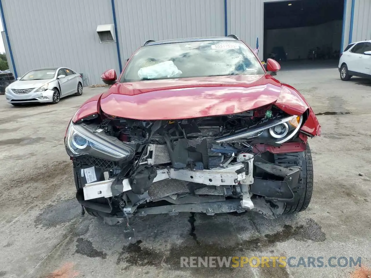 5 Photograph of a damaged car ZASPAKBN2P7D65711 ALFA ROMEO STELVIO 2023