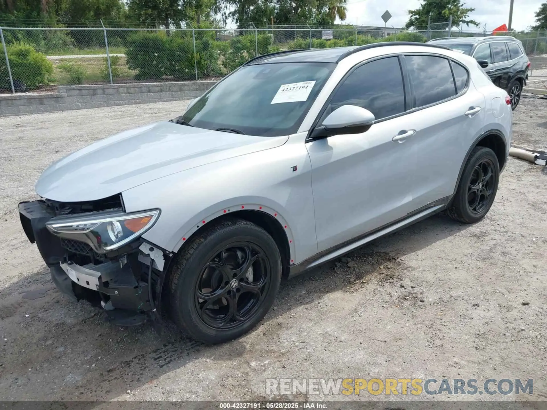 2 Photograph of a damaged car ZASPAKBN5P7D57909 ALFA ROMEO STELVIO 2023