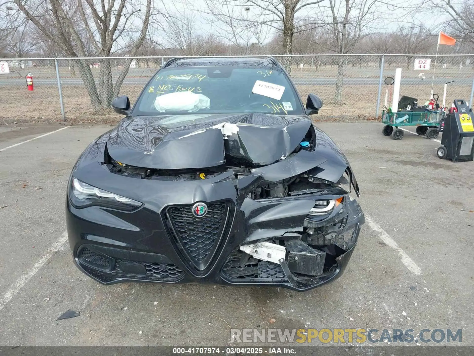 11 Photograph of a damaged car ZASPAKBN3R7D74078 ALFA ROMEO STELVIO 2024