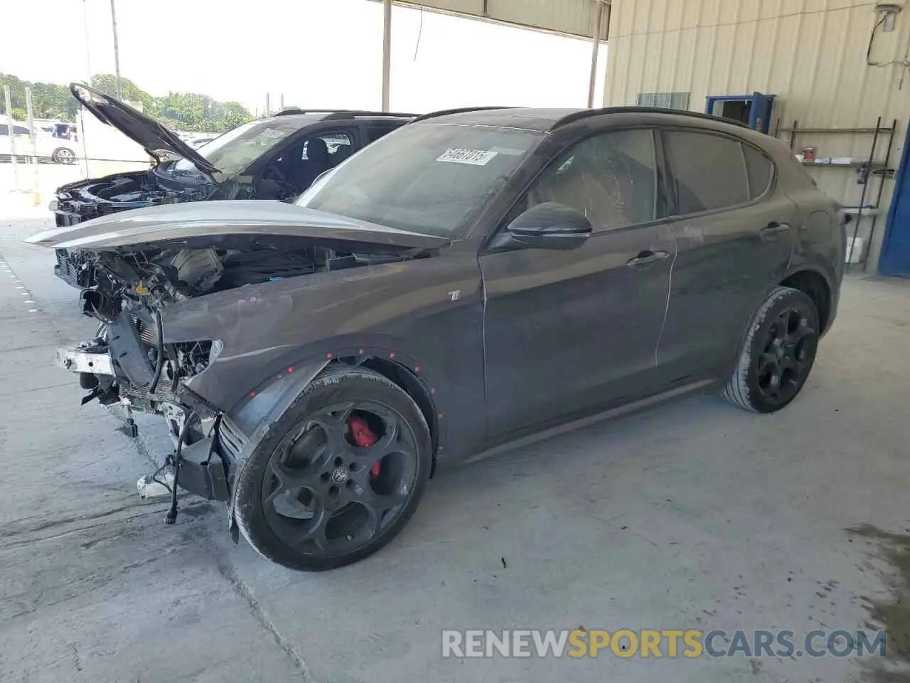 1 Photograph of a damaged car ZASPAKBN5R7D80366 ALFA ROMEO STELVIO 2024