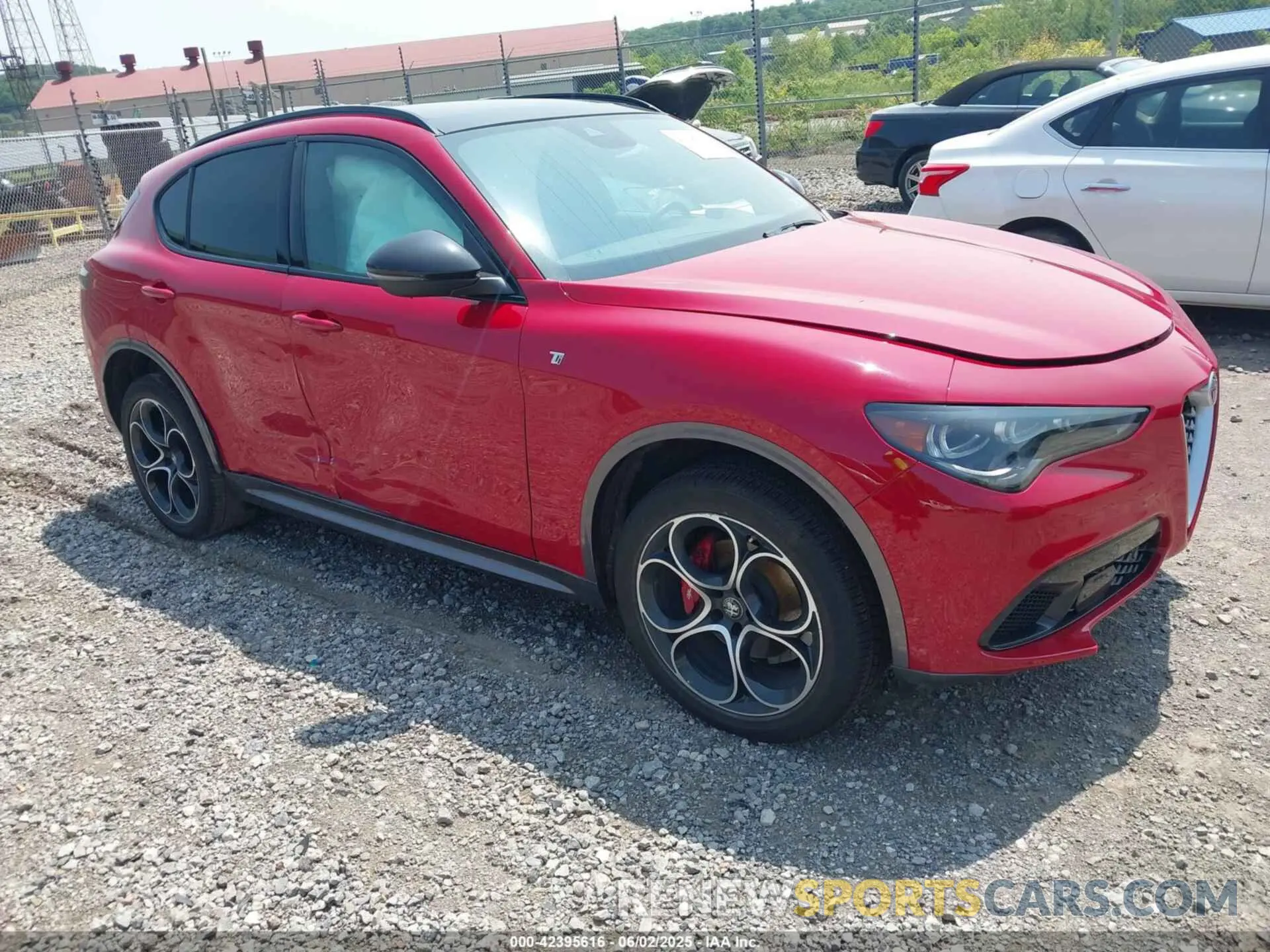 1 Photograph of a damaged car ZASPAKBNXR7D80427 ALFA ROMEO STELVIO 2024