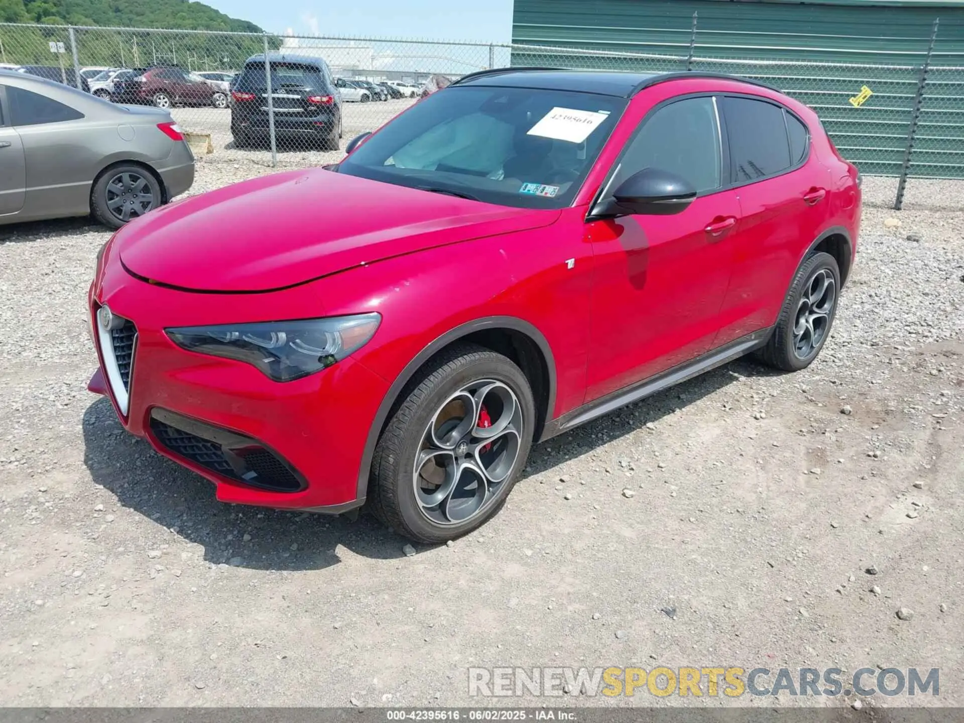 2 Photograph of a damaged car ZASPAKBNXR7D80427 ALFA ROMEO STELVIO 2024