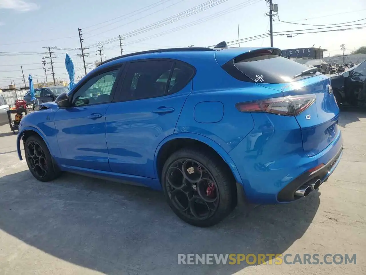 2 Photograph of a damaged car ZASPAKEV0R7D79248 ALFA ROMEO STELVIO 2024