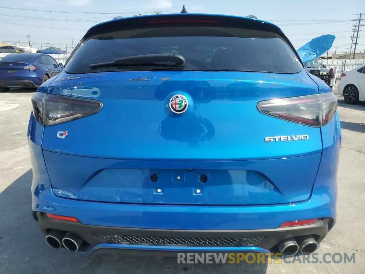 6 Photograph of a damaged car ZASPAKEV0R7D79248 ALFA ROMEO STELVIO 2024