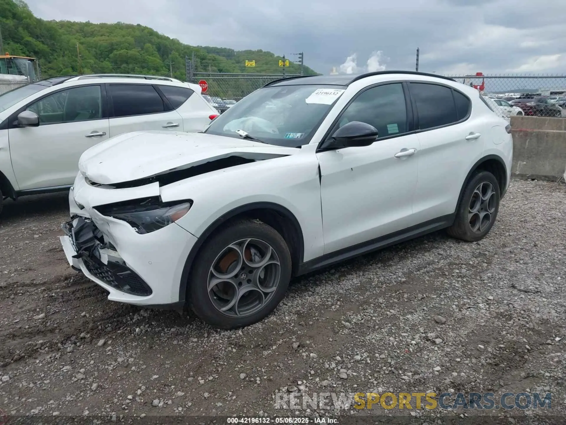 2 Photograph of a damaged car ZASPAKAN9S7D94911 ALFA ROMEO STELVIO 2025
