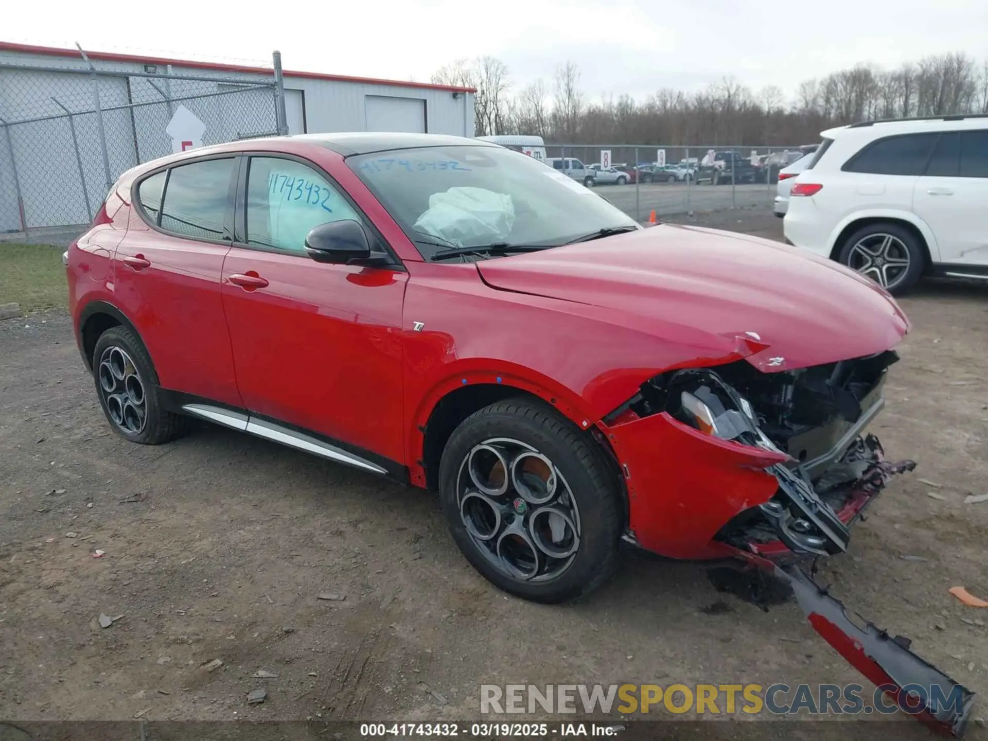 1 Photograph of a damaged car ZASPATCW8R3058676 ALFA ROMEO TONALE 2024