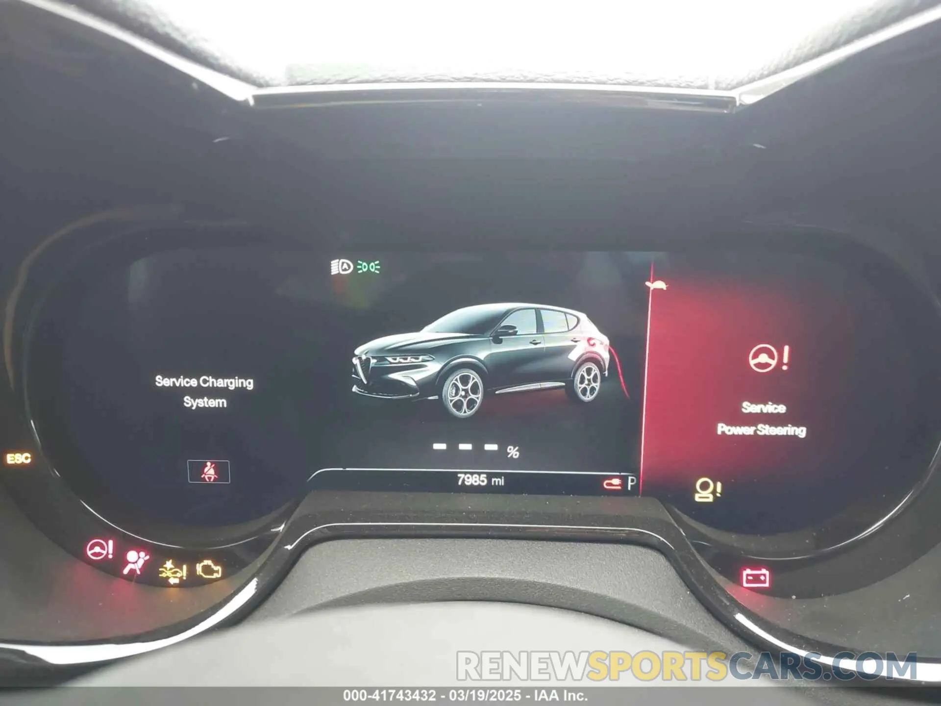 7 Photograph of a damaged car ZASPATCW8R3058676 ALFA ROMEO TONALE 2024