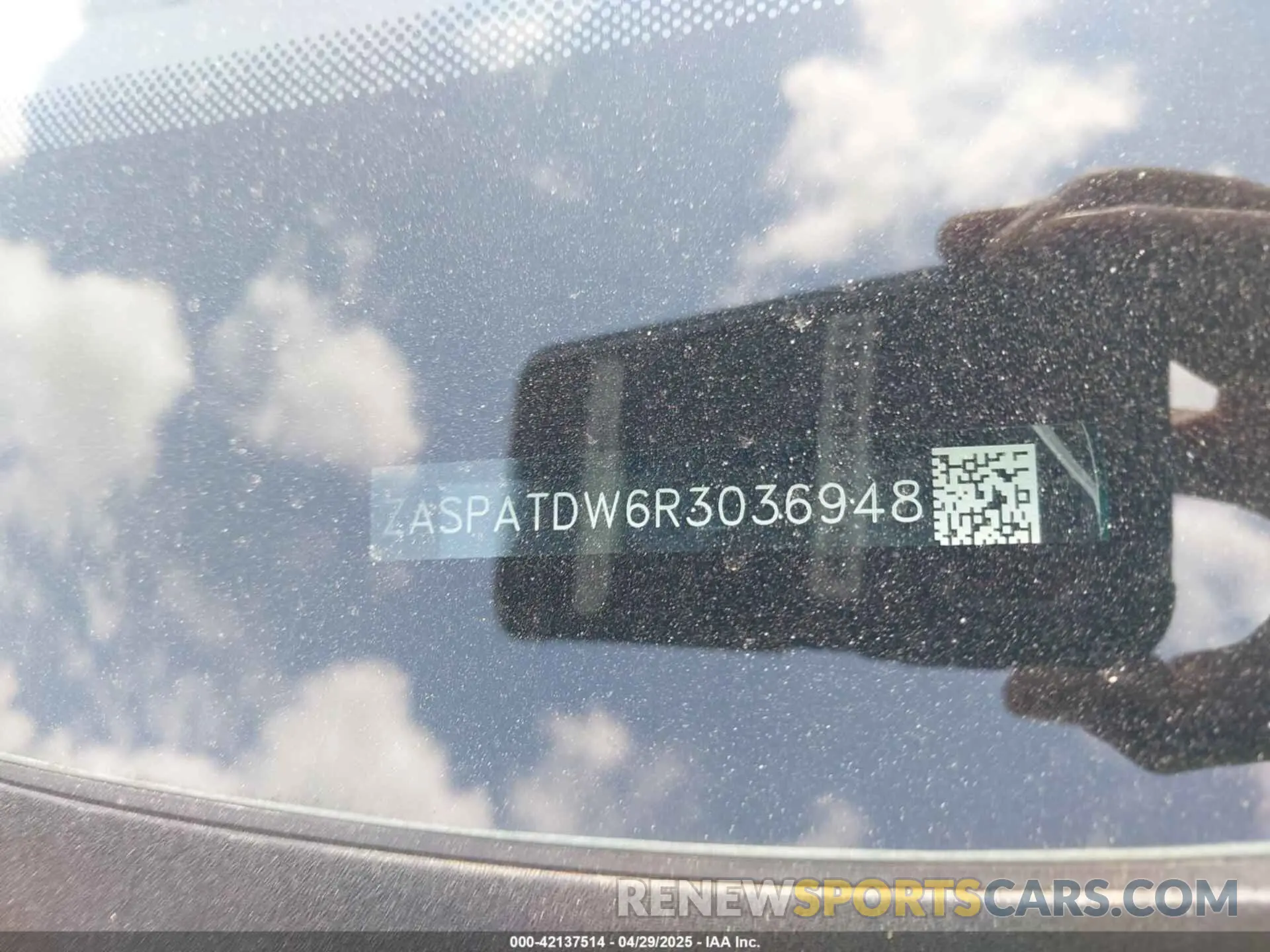 9 Photograph of a damaged car ZASPATDW6R3036948 ALFA ROMEO TONALE 2024