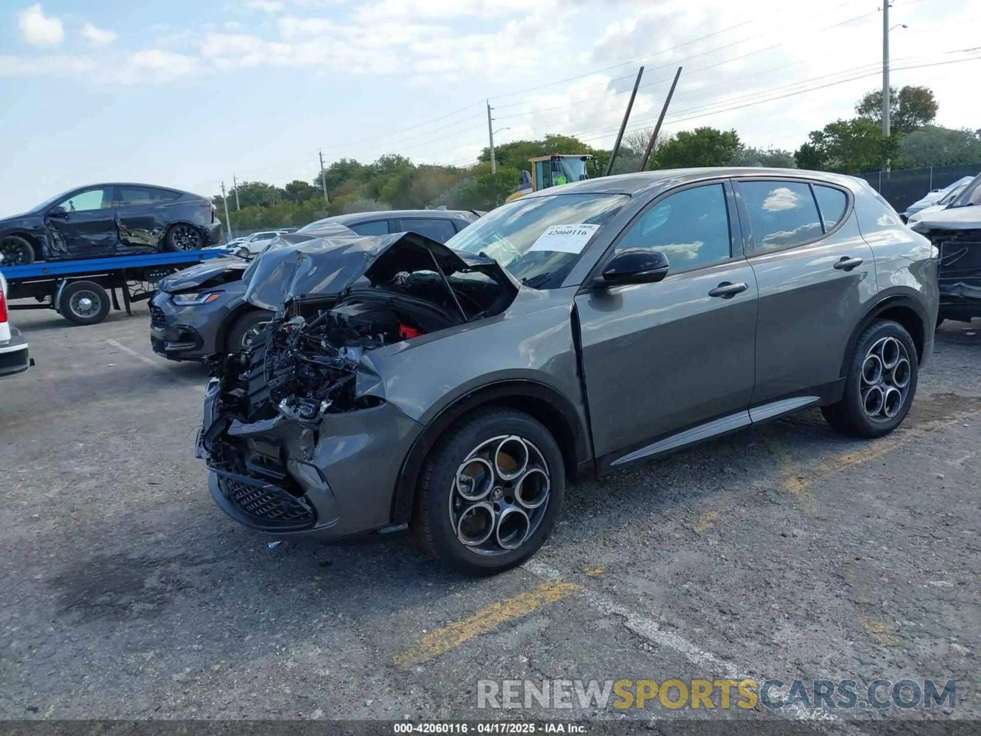 2 Photograph of a damaged car ZASNATAN6S3090601 ALFA ROMEO TONALE 2025