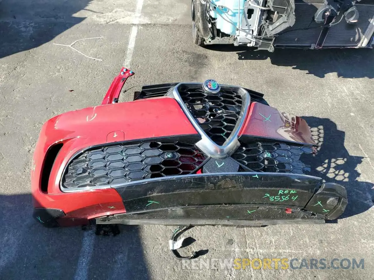 13 Photograph of a damaged car ZASPATCW7R3058054 ALFA ROMEO TONALE TI 2024