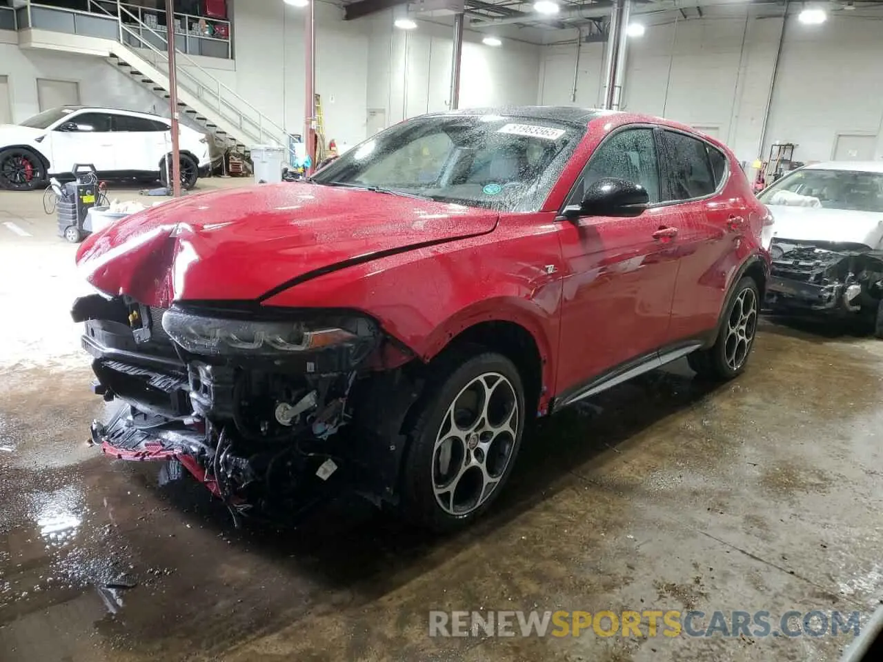 1 Photograph of a damaged car ZASPATCW8R3049721 ALFA ROMEO TONALE TI 2024