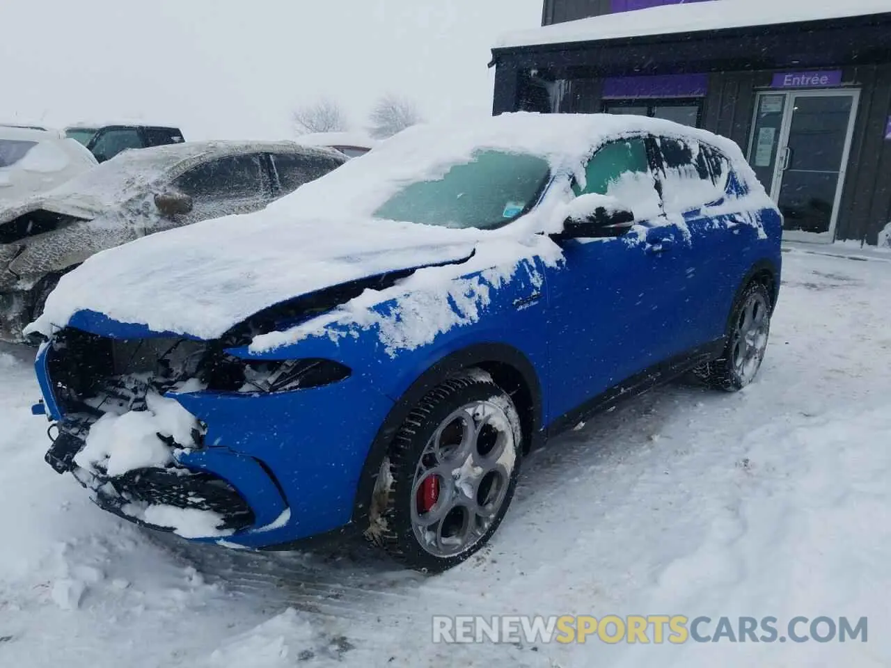 1 Photograph of a damaged car ZASPATDW9R3043747 ALFA ROMEO TONALE VEL 2024