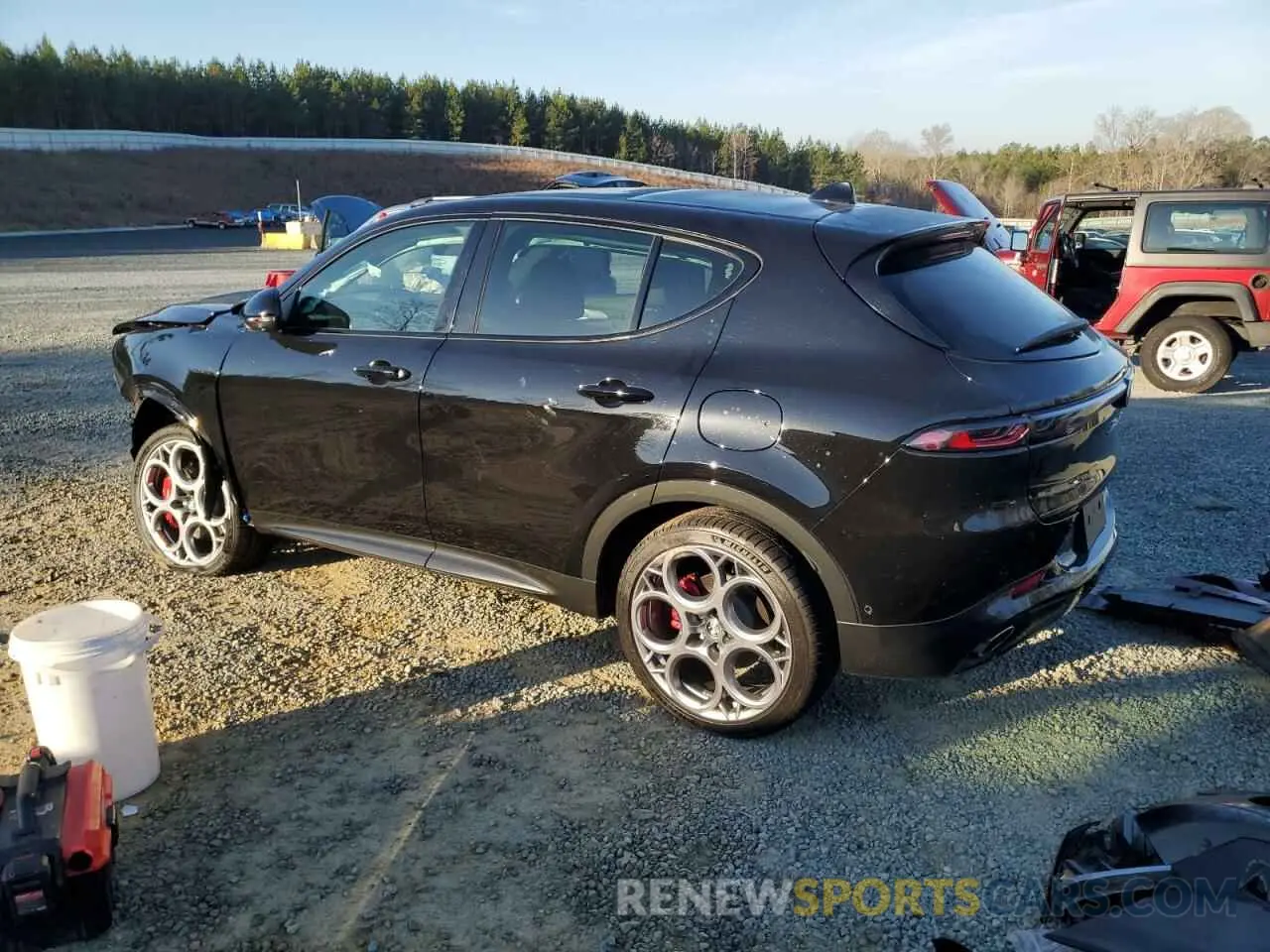 2 Photograph of a damaged car ZASPATDW9R3058278 ALFA ROMEO TONALE VEL 2024