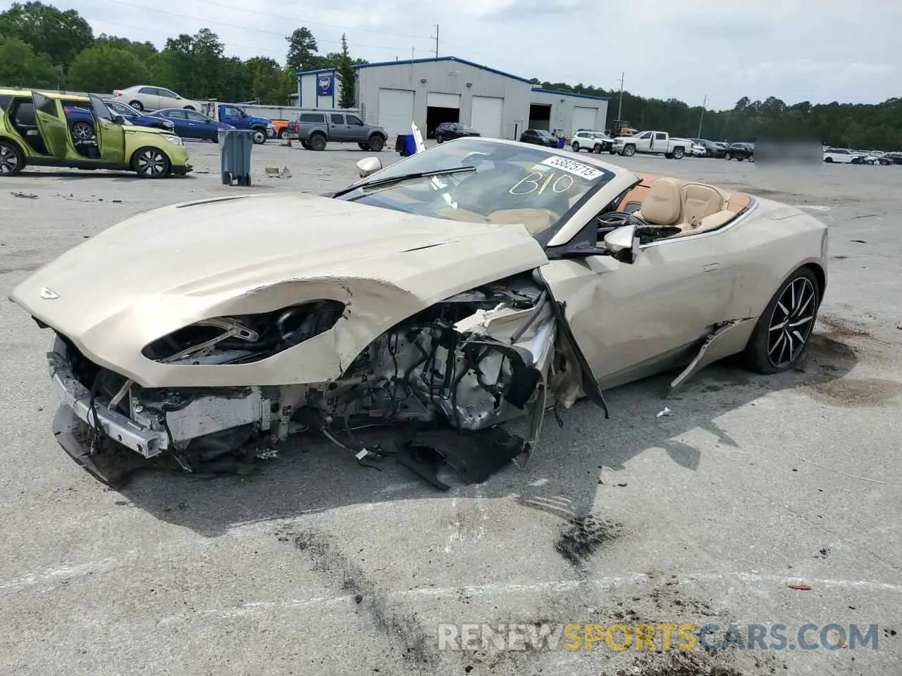 1 Photograph of a damaged car SCFRMFCW6NGM11398 ASTON MARTIN ALL MODELS 2022