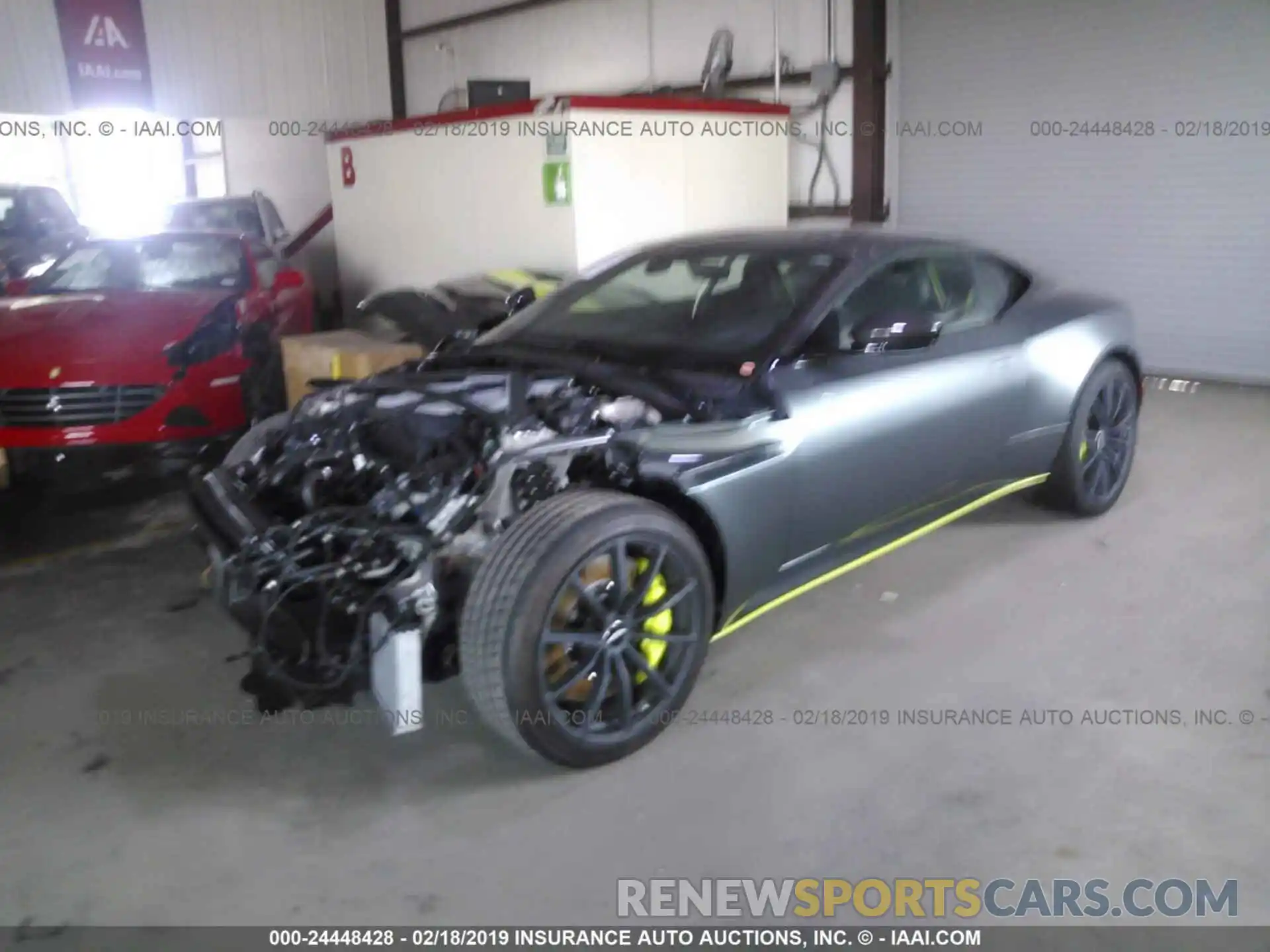 2 Photograph of a damaged car SCFRMFEV8KGL06362 ASTON MARTIN DB11 2019