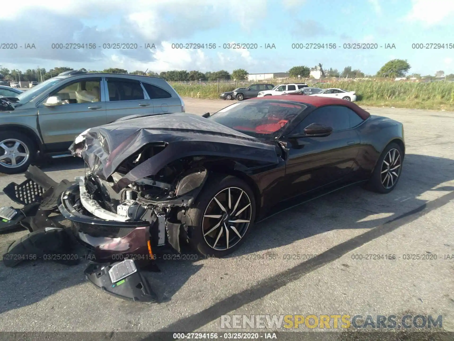 2 Photograph of a damaged car SCFRMFCW7LGM09155 ASTON MARTIN DB11 2020