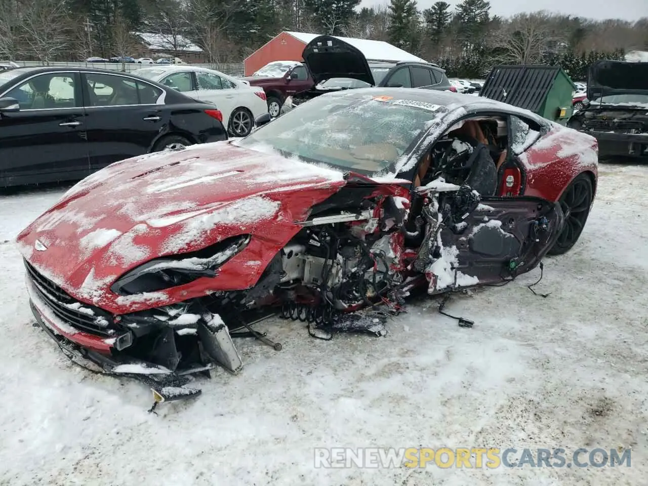 1 Photograph of a damaged car SCFRMFEV2LGL08979 ASTON MARTIN DB11 AMR 2020
