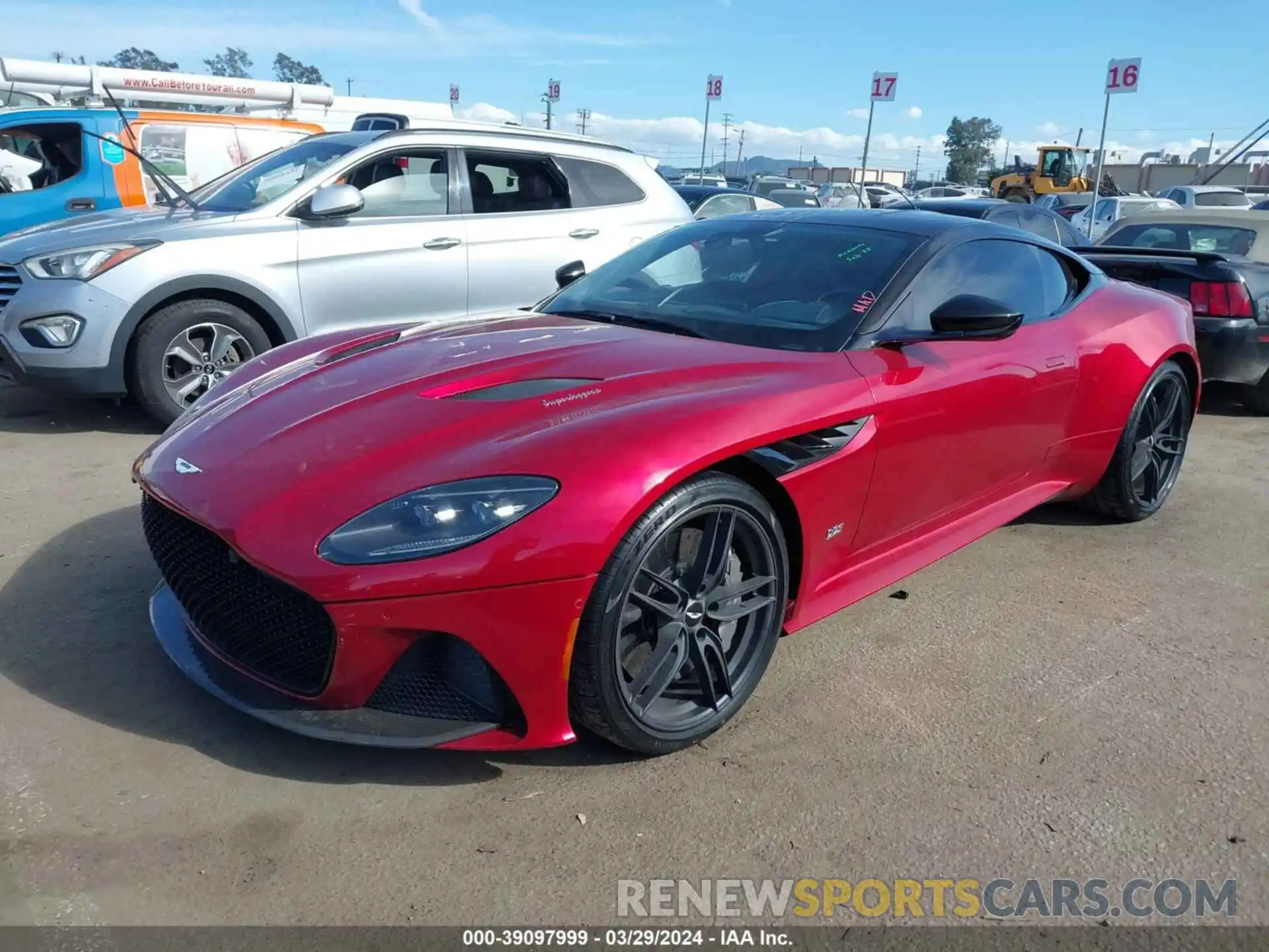 2 Photograph of a damaged car SCFRMHAV5KGR00022 ASTON MARTIN DBS 2019