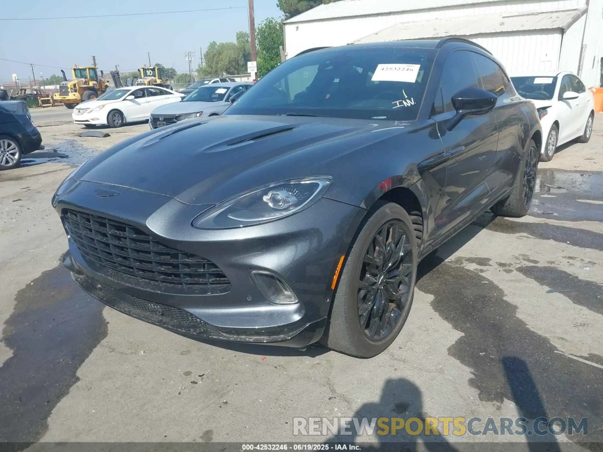 2 Photograph of a damaged car SCFVUJAW7MTV01430 ASTON MARTIN DBX 2021