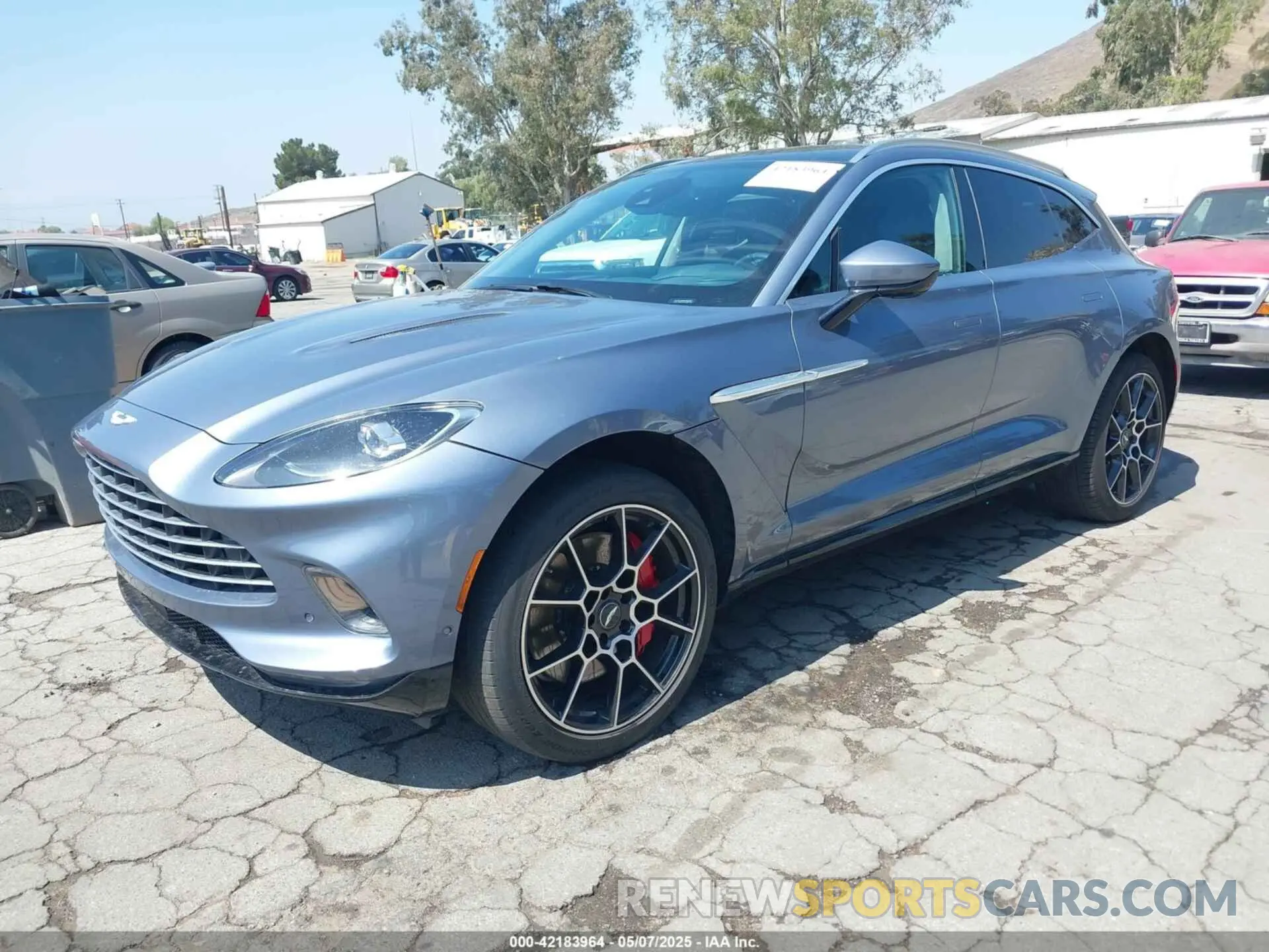 2 Photograph of a damaged car SCFVUJAW8MTV02568 ASTON MARTIN DBX 2021