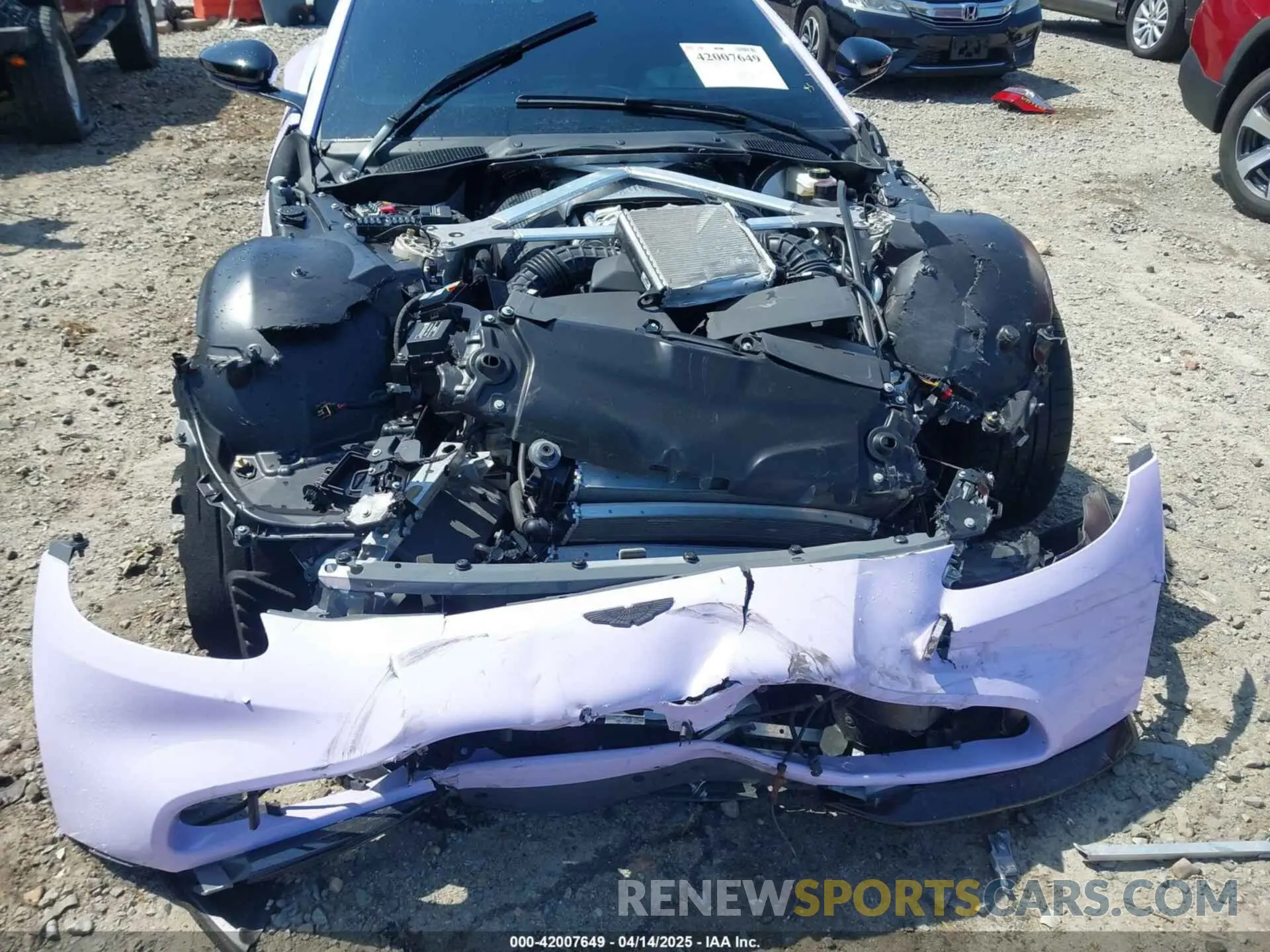 19 Photograph of a damaged car SCFSMGAWXPGN08553 ASTON MARTIN VANTAGE 2023