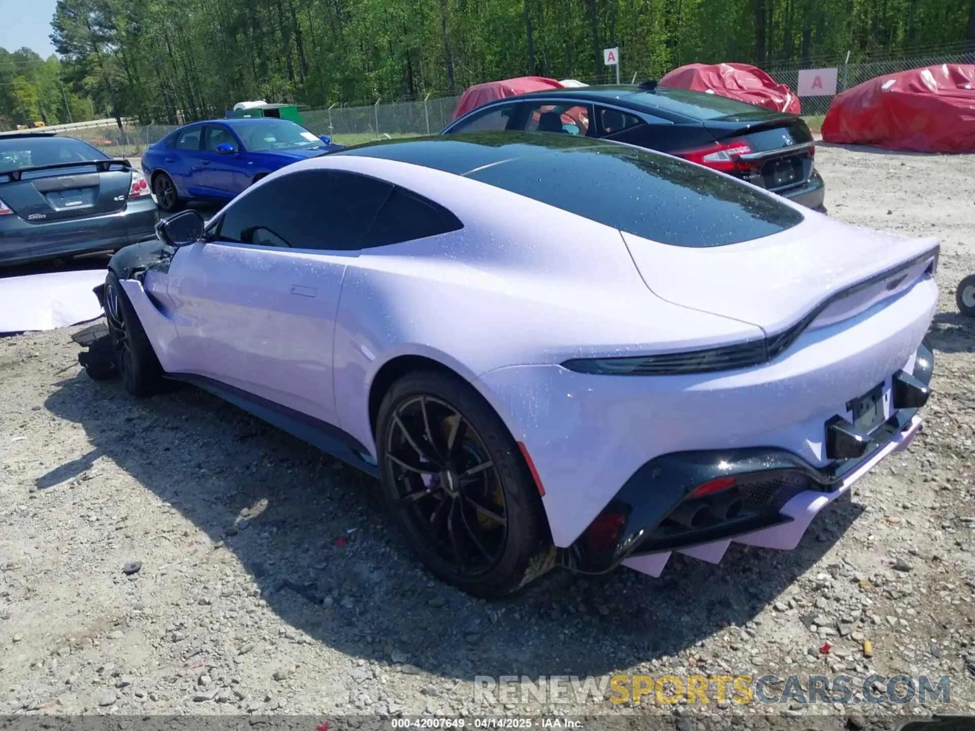 3 Photograph of a damaged car SCFSMGAWXPGN08553 ASTON MARTIN VANTAGE 2023