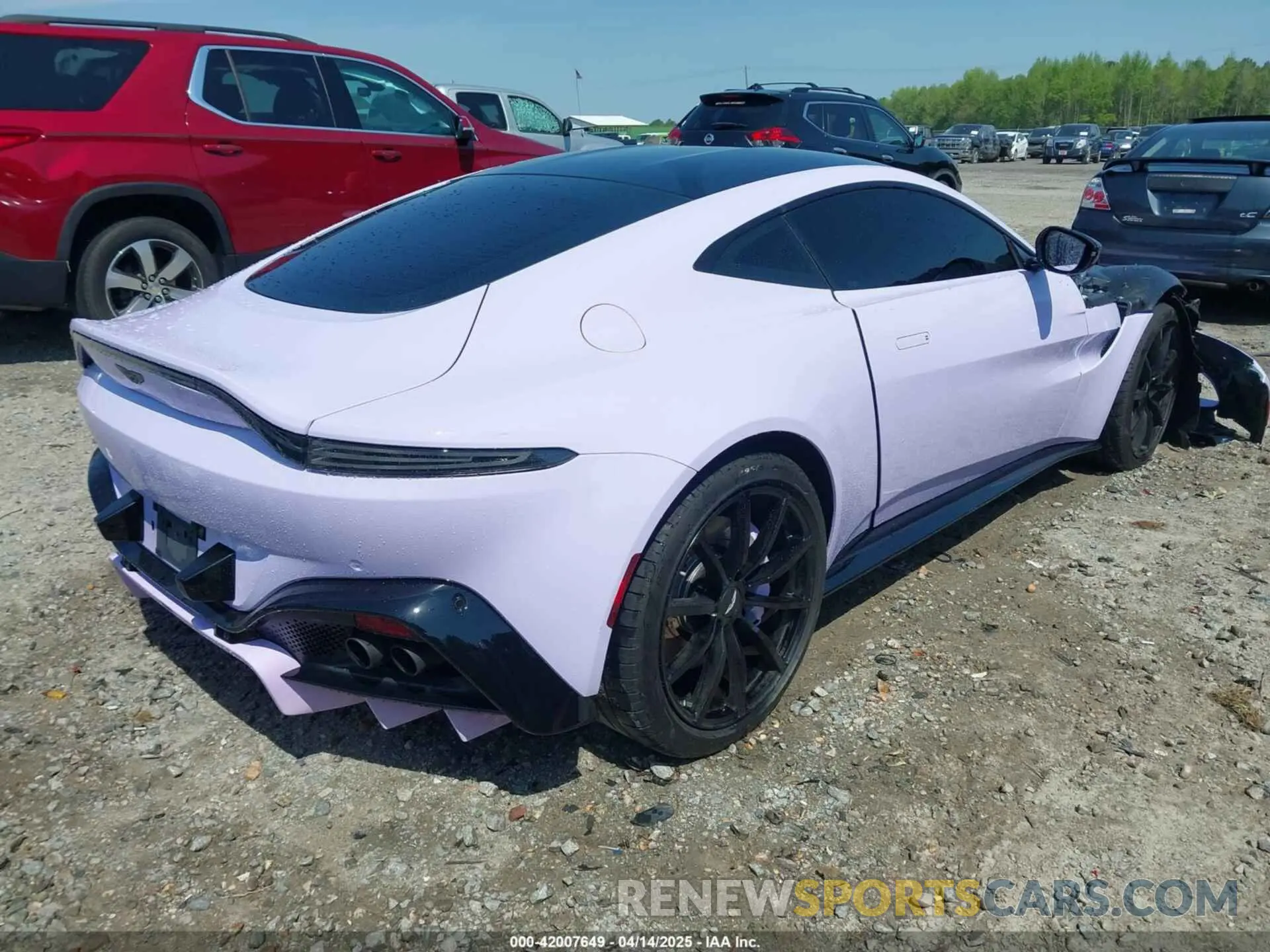 4 Photograph of a damaged car SCFSMGAWXPGN08553 ASTON MARTIN VANTAGE 2023