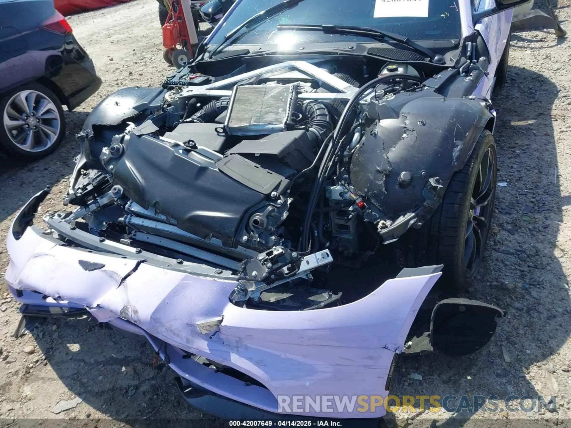 6 Photograph of a damaged car SCFSMGAWXPGN08553 ASTON MARTIN VANTAGE 2023