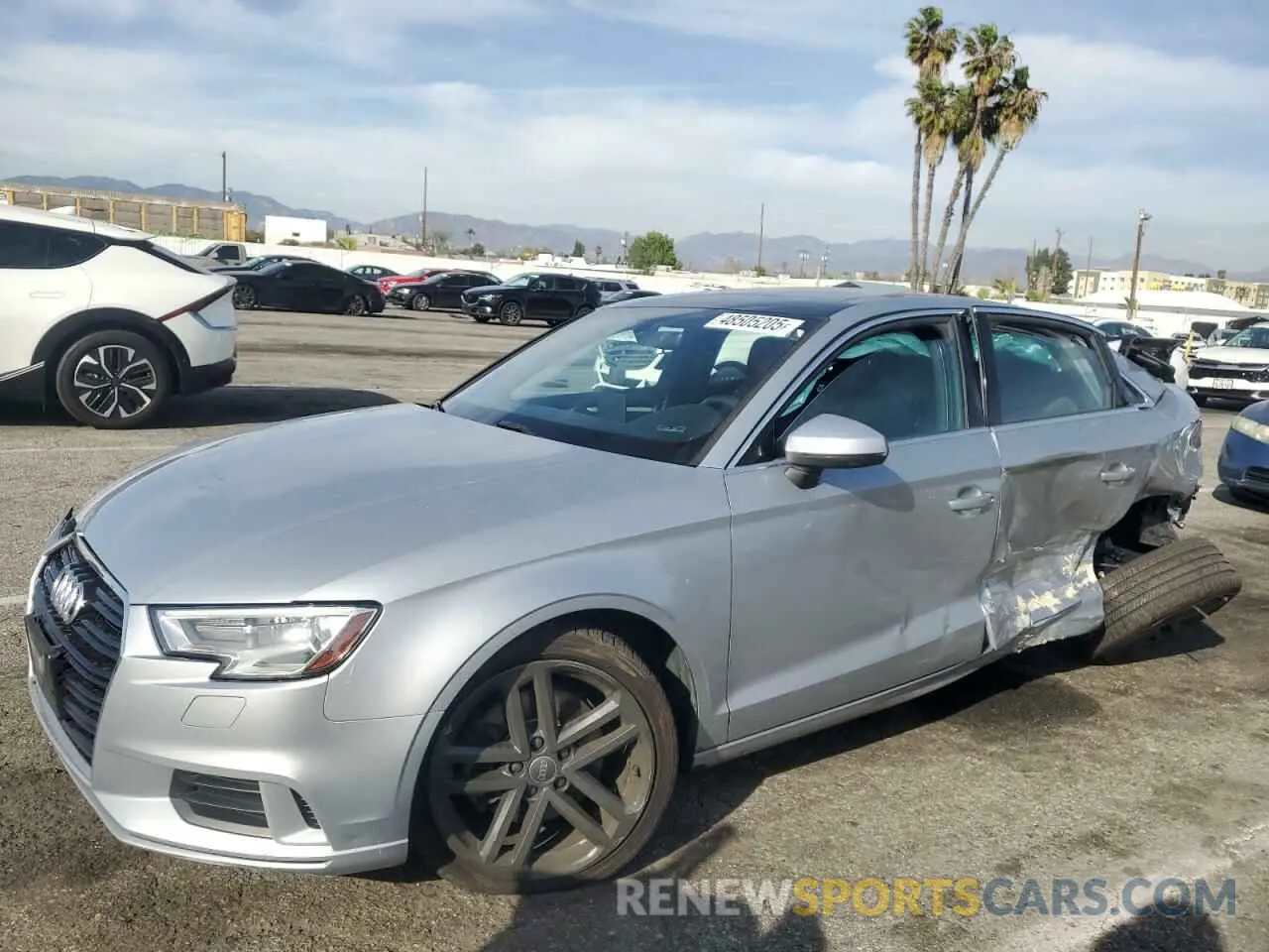 1 Photograph of a damaged car WAUAUGFF0K1020594 AUDI A3 2019