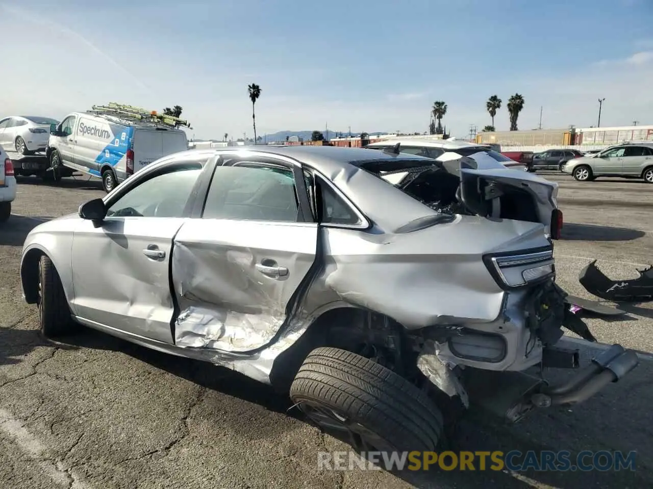 2 Photograph of a damaged car WAUAUGFF0K1020594 AUDI A3 2019