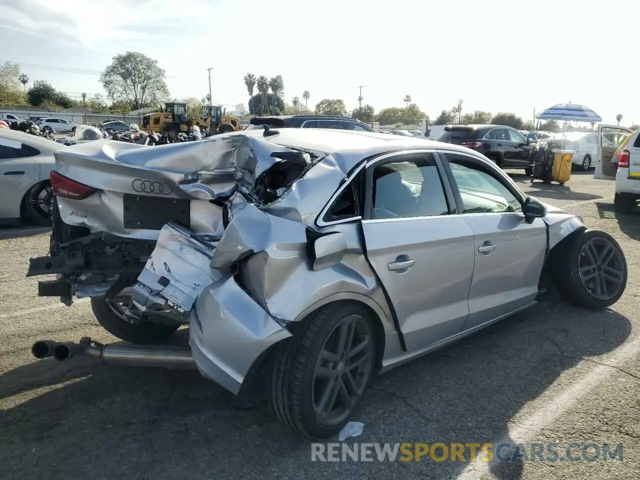 3 Photograph of a damaged car WAUAUGFF0K1020594 AUDI A3 2019