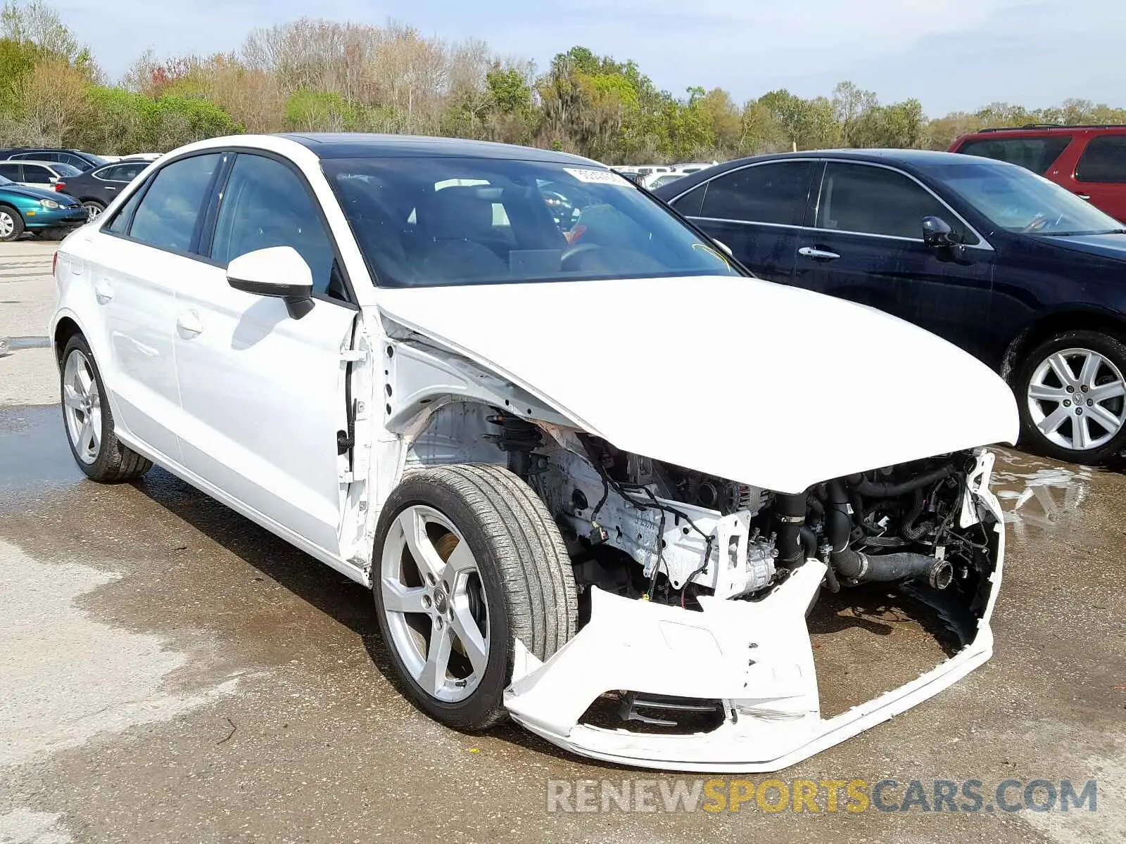 1 Photograph of a damaged car WAUAUGFF0K1021180 AUDI A3 2019