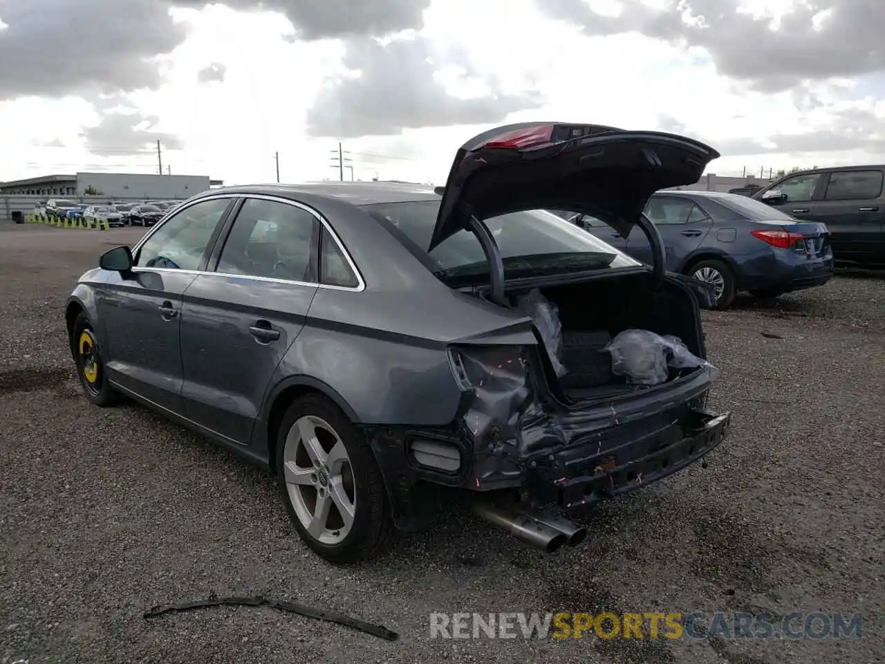 3 Photograph of a damaged car WAUAUGFF1K1009796 AUDI A3 2019