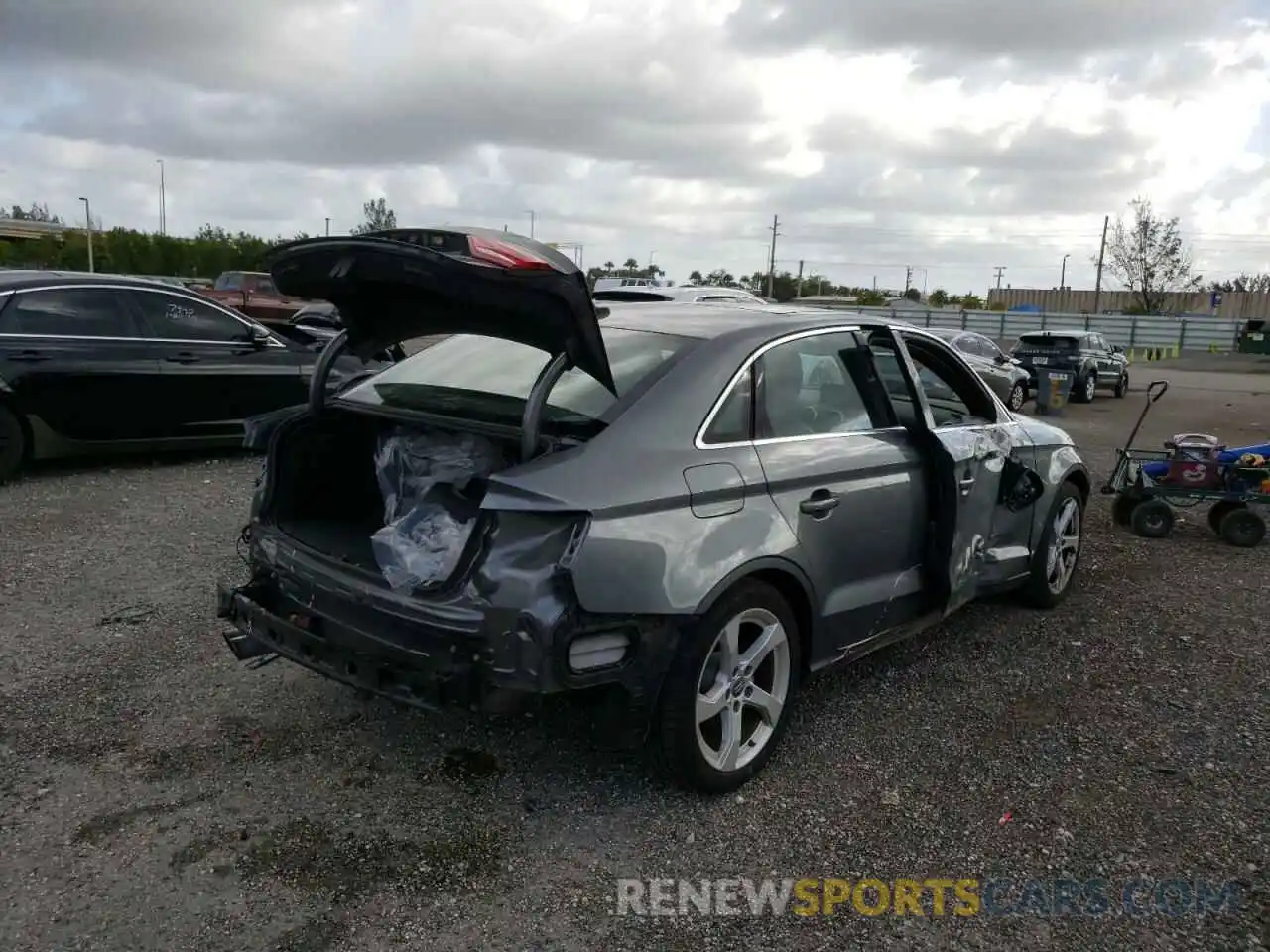 4 Photograph of a damaged car WAUAUGFF1K1009796 AUDI A3 2019