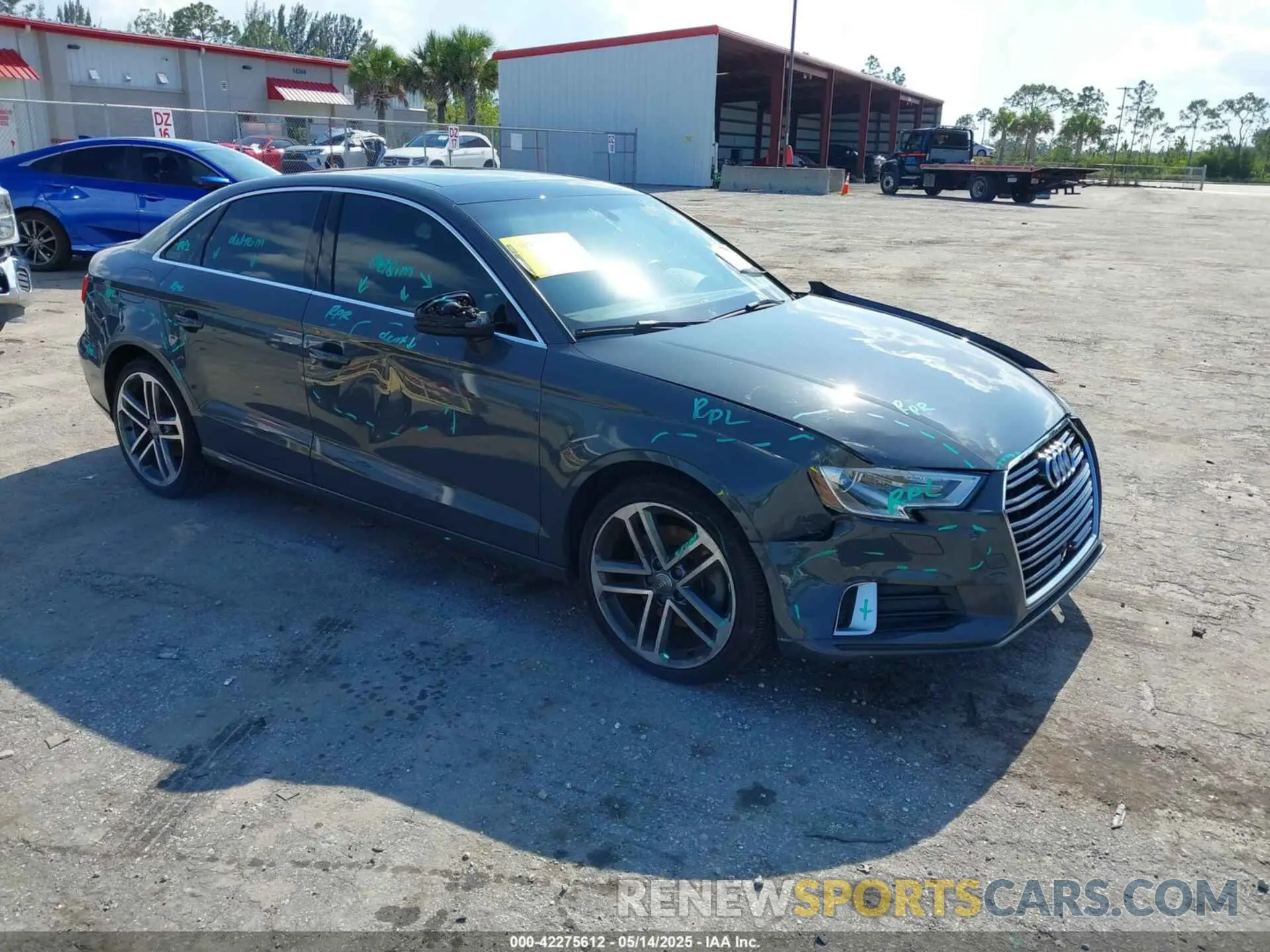 1 Photograph of a damaged car WAUAUGFF1K1014982 AUDI A3 2019