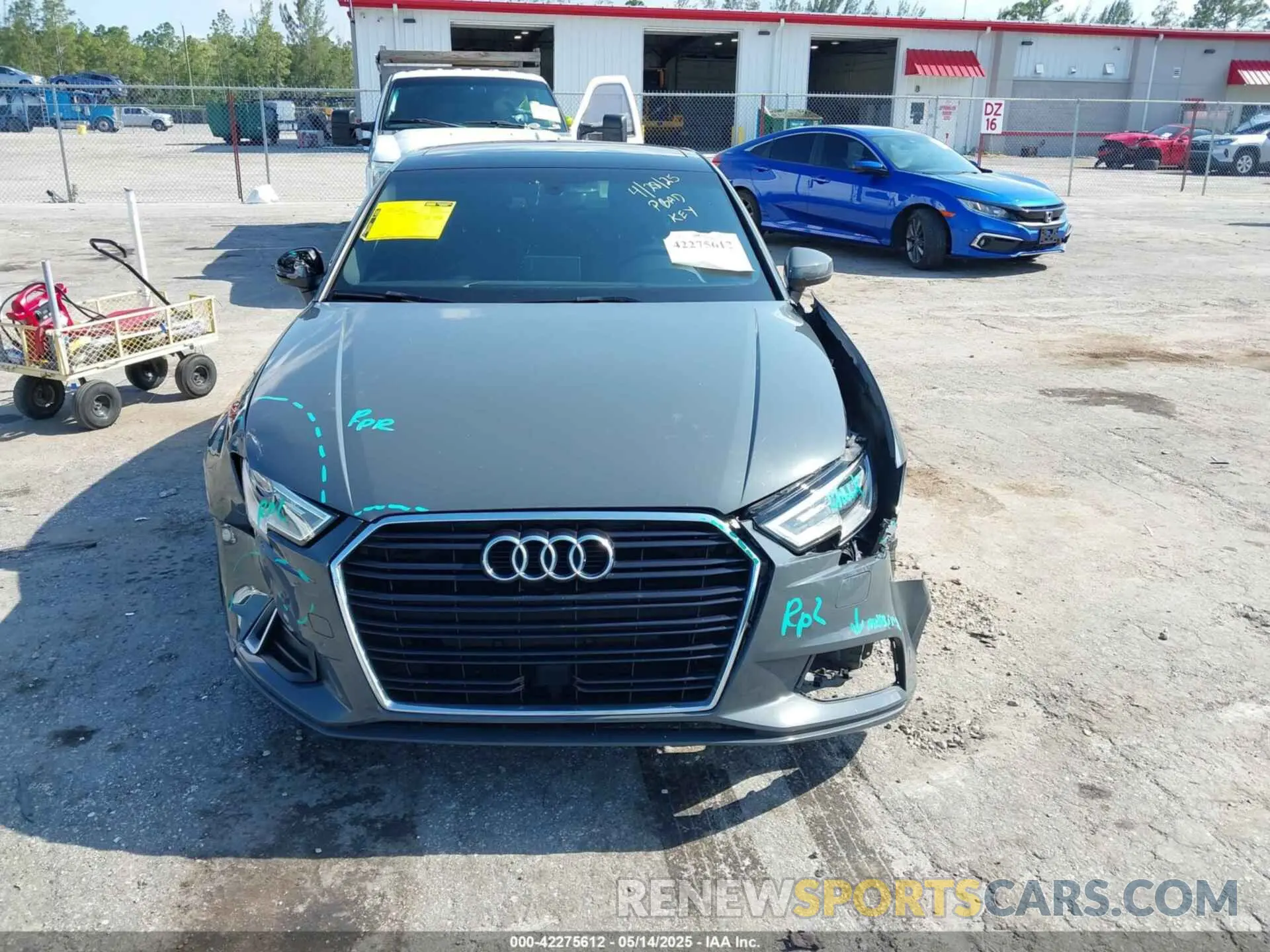 12 Photograph of a damaged car WAUAUGFF1K1014982 AUDI A3 2019