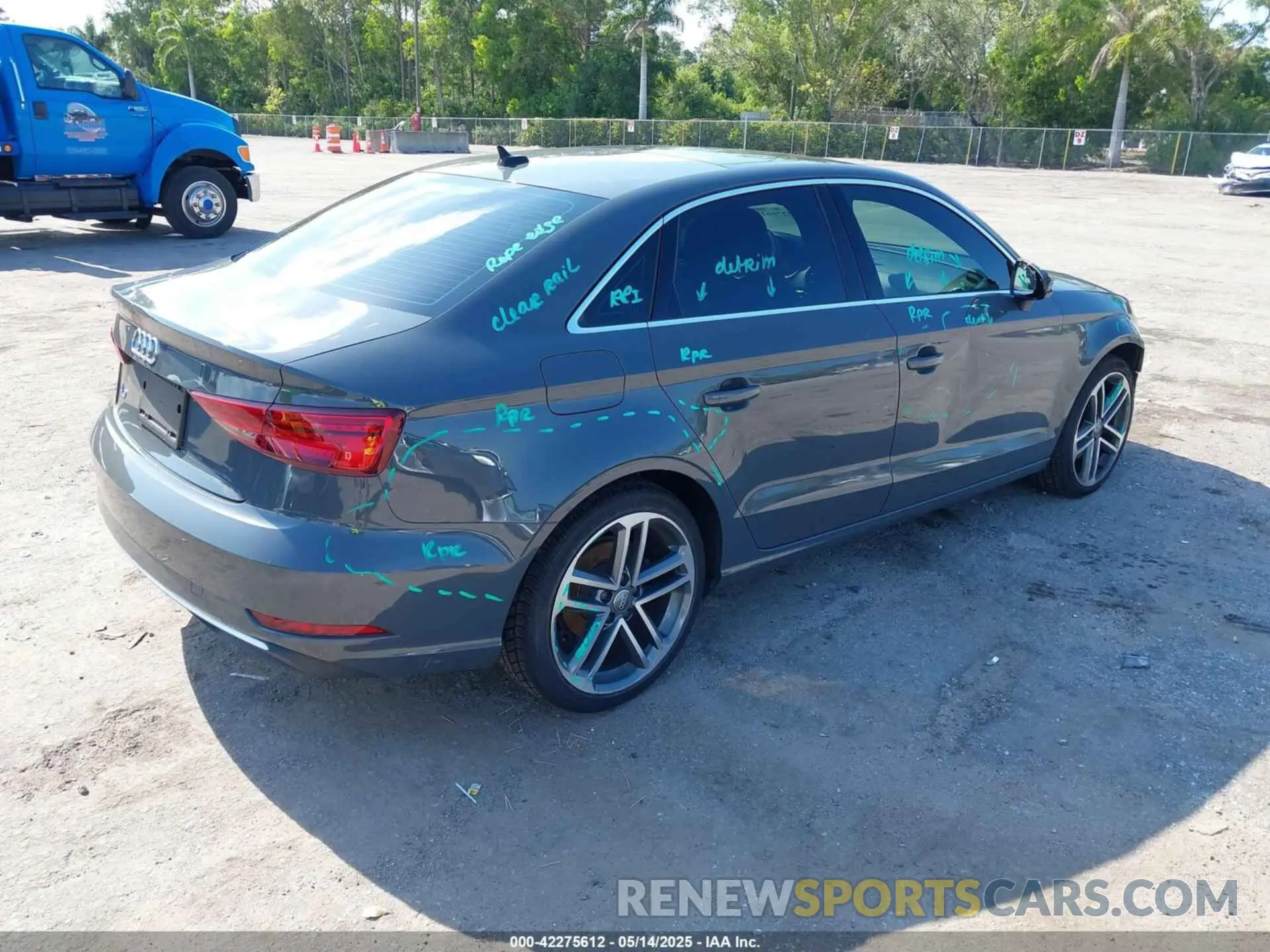 4 Photograph of a damaged car WAUAUGFF1K1014982 AUDI A3 2019