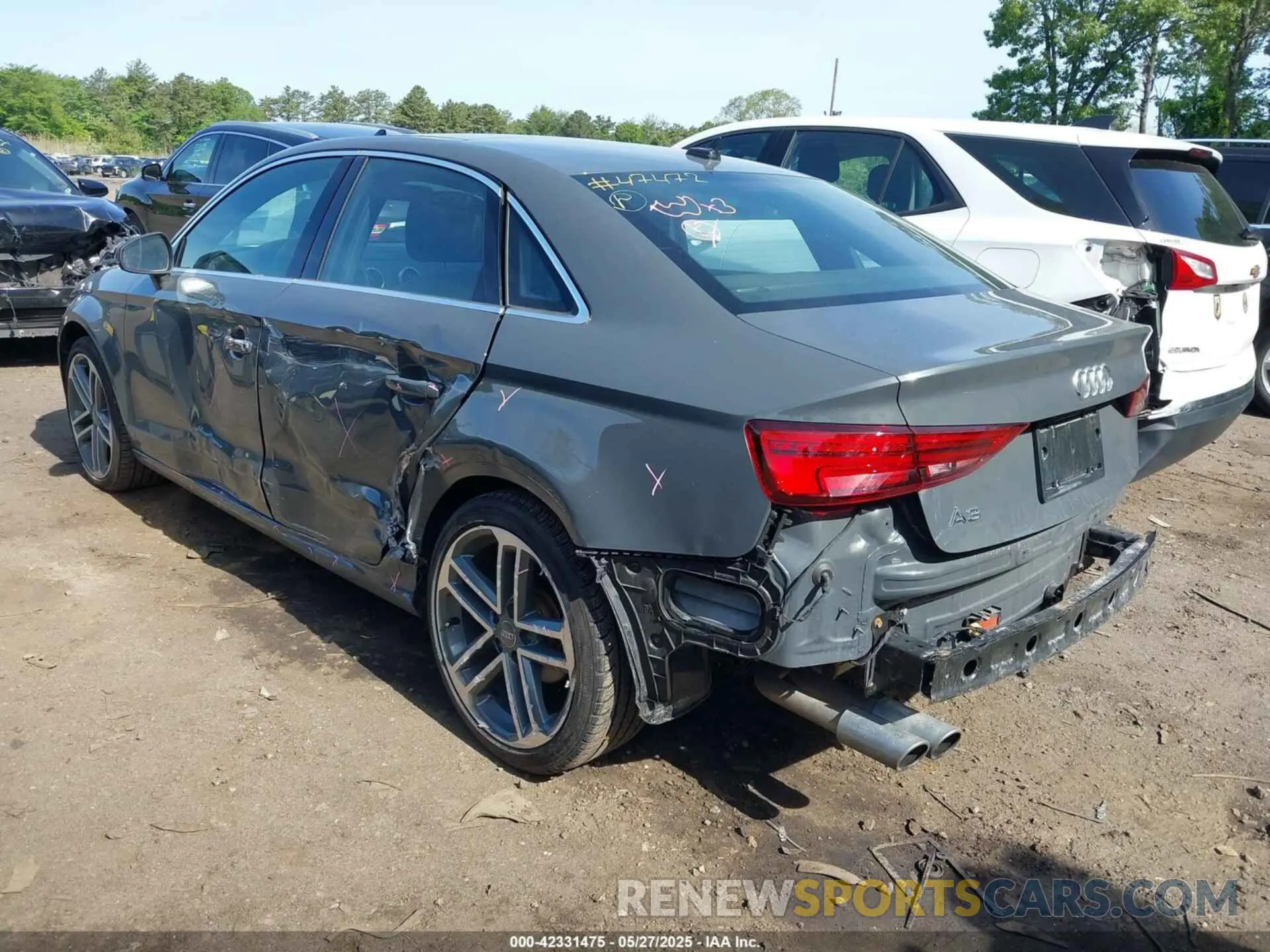 3 Photograph of a damaged car WAUAUGFF2K1011170 AUDI A3 2019